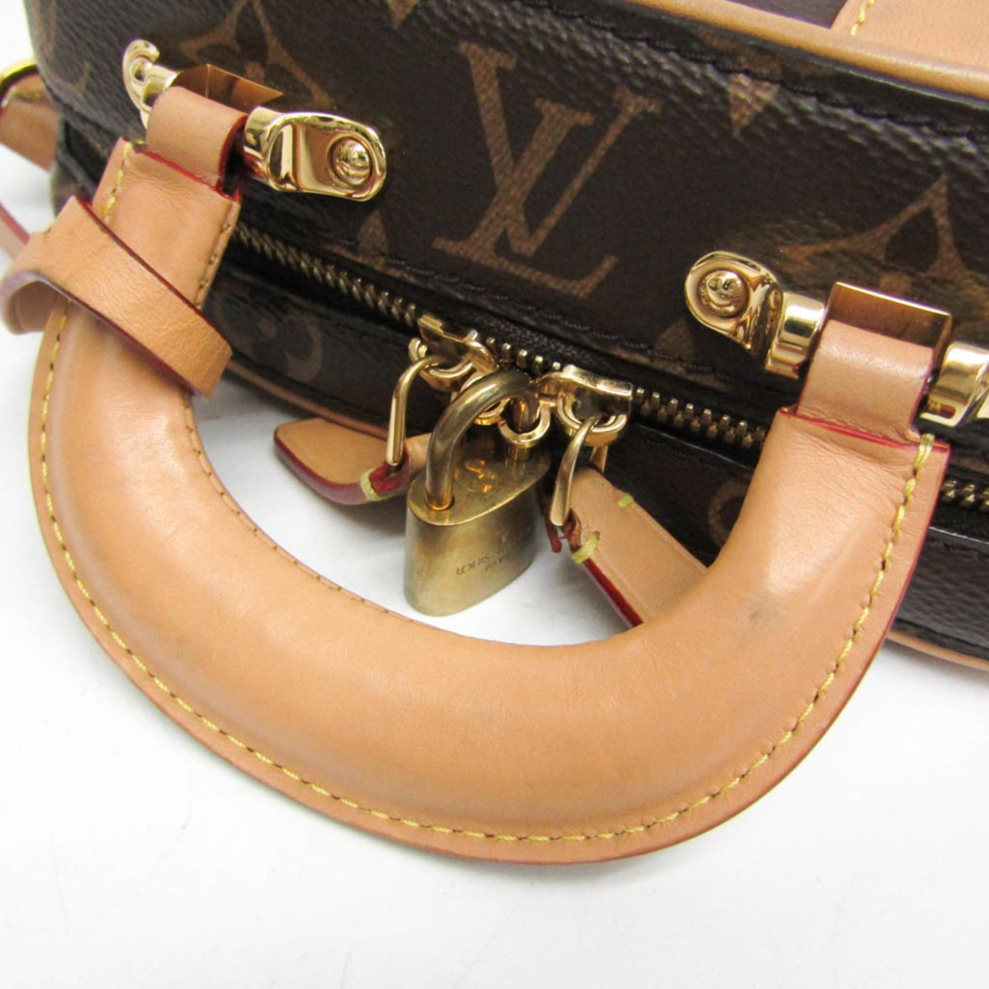 Louis Vuitton Louis Vuitton Monogram Valisette BB M44804 Women's Handbag,Shoulder Bag Brown Size ONE SIZE - 9 Thumbnail
