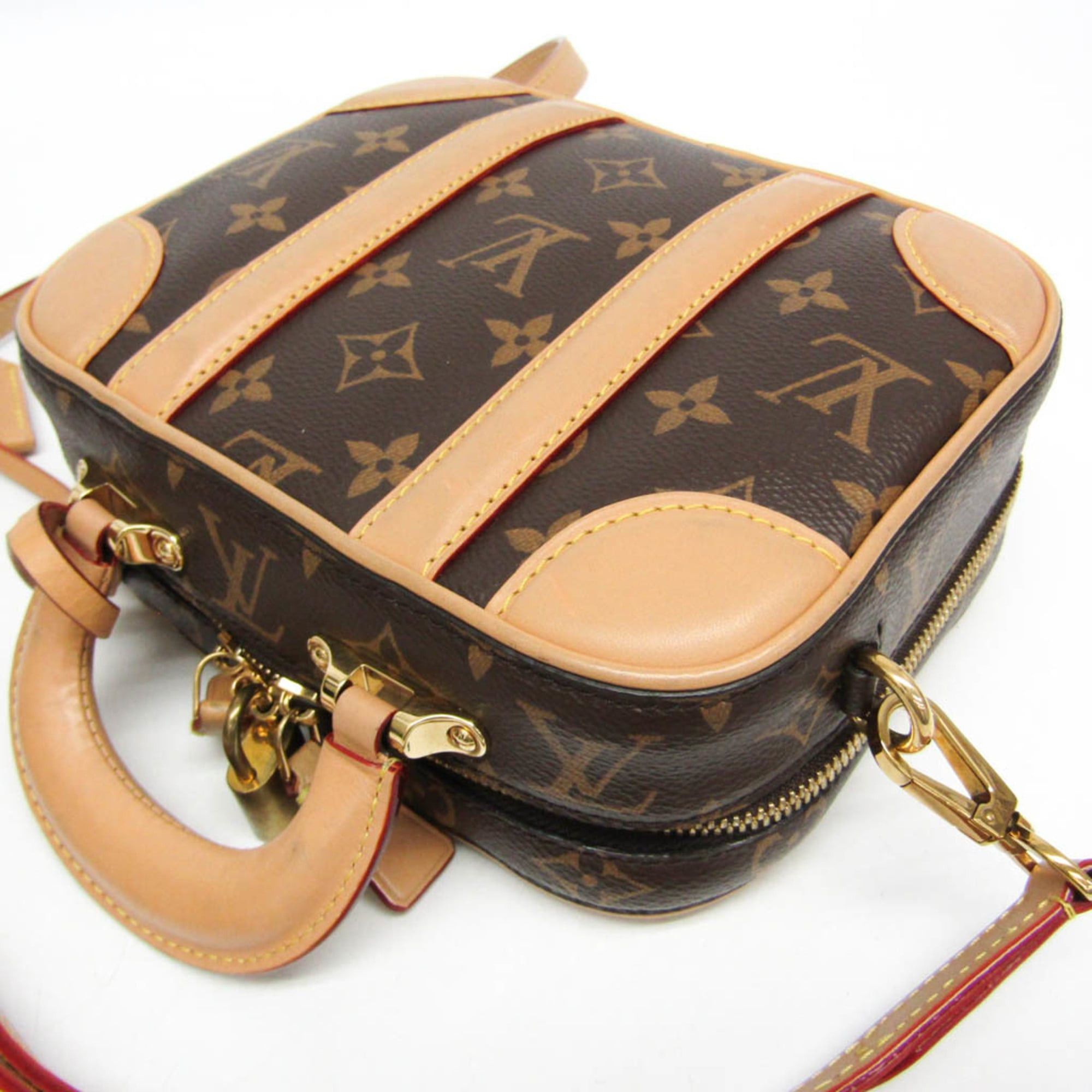 Louis Vuitton Louis Vuitton Monogram Valisette BB M44804 Women's Handbag,Shoulder Bag Brown Size ONE SIZE - 8 Thumbnail