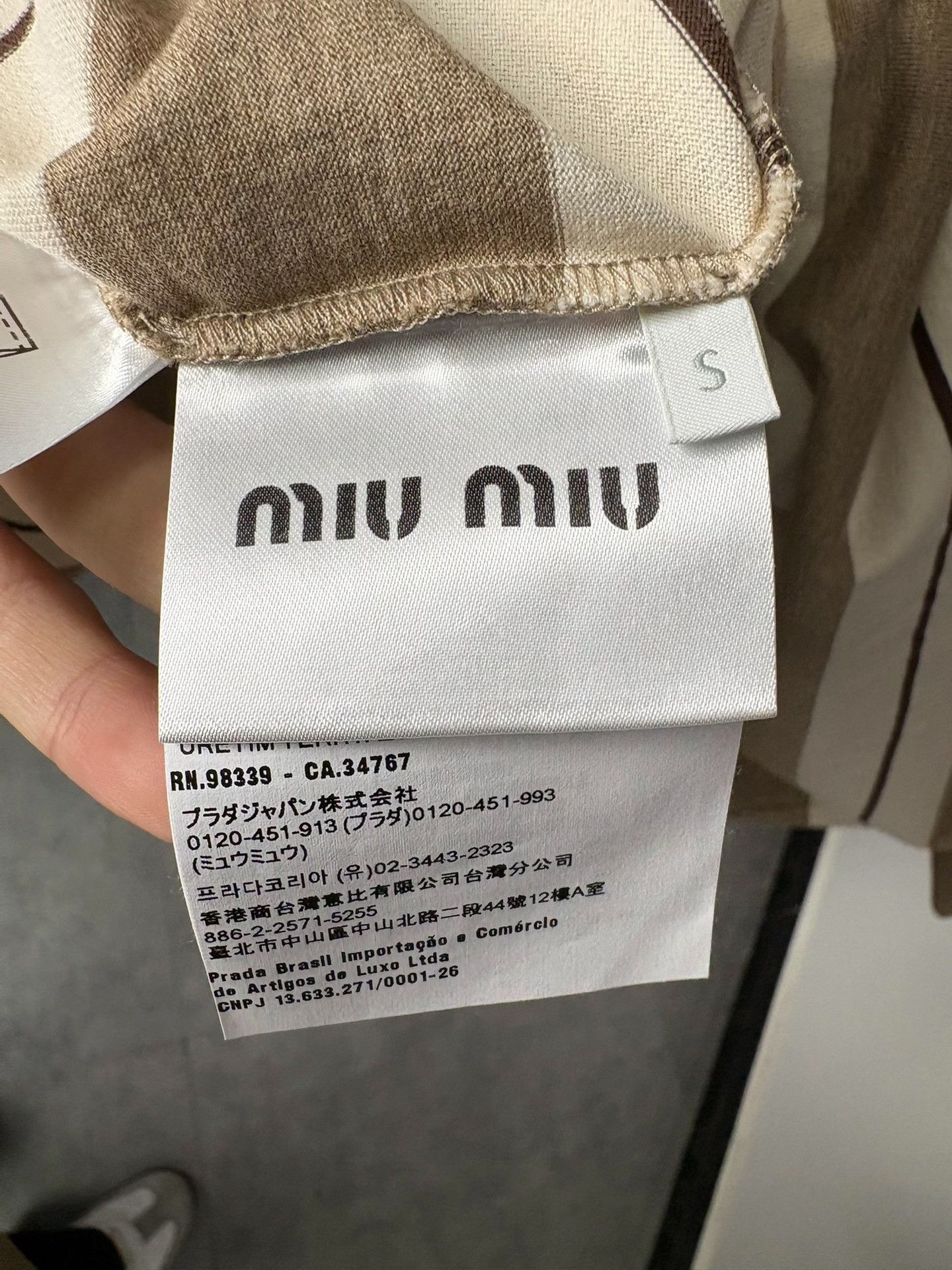 Miu Miu Miu Miu Striped Long Sleeve Polo Shirt S Size S / US 4 / IT 40 - 7 Thumbnail