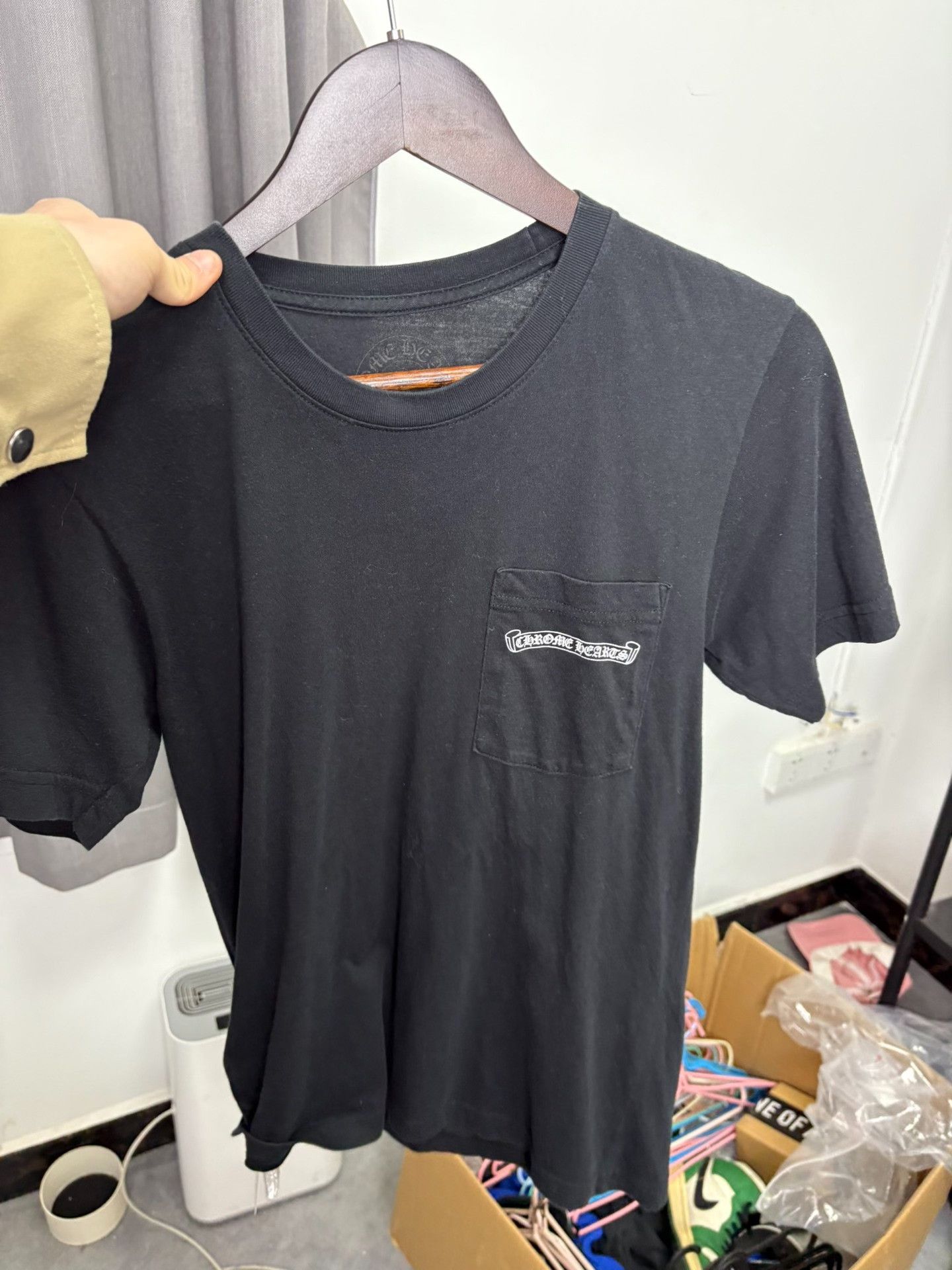 Chrome Hearts Chrome Hearts Scroll Logo Pocket T-Shirt S Size US S / EU 44-46 / 1 - 9 Thumbnail