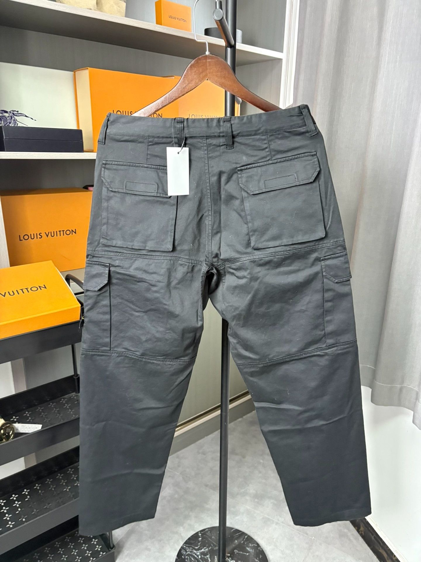 Stone Island Stone Island Black Compass Patch Cargo Pants W29 Size US 29 - 5 Thumbnail