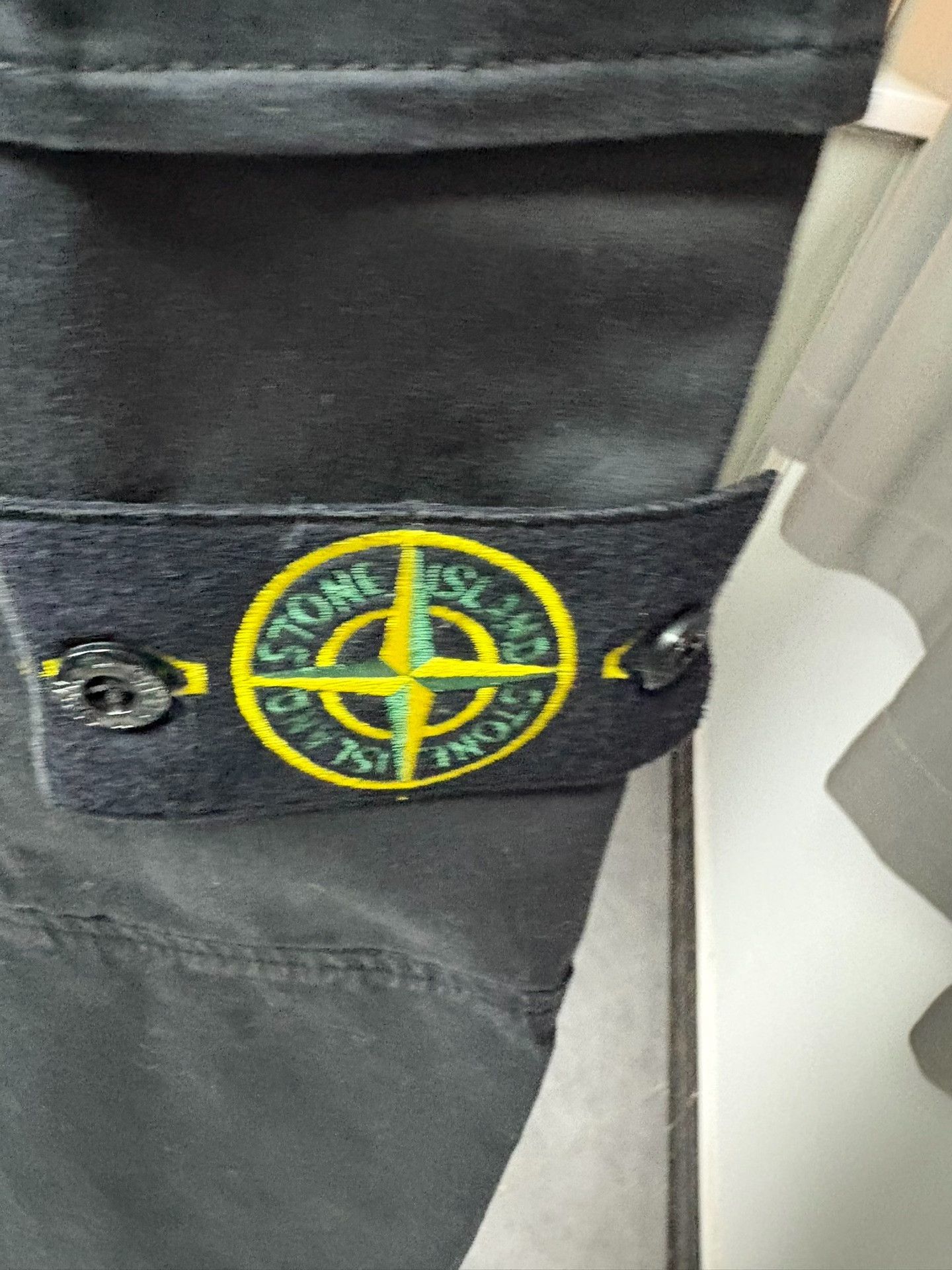 Stone Island Stone Island Black Compass Patch Cargo Pants W29 Size US 29 - 4 Thumbnail