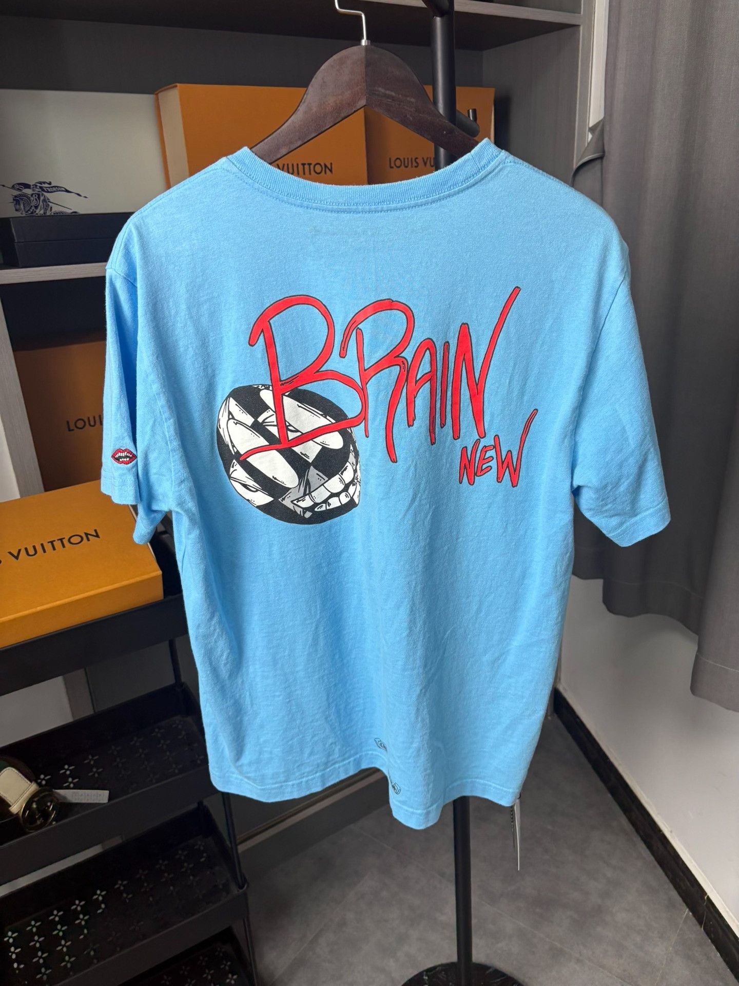Chrome Hearts Chrome Hearts x Matty Boy Blue Brain New T-Shirt L Size US L / EU 52-54 / 3 - 6 Thumbnail