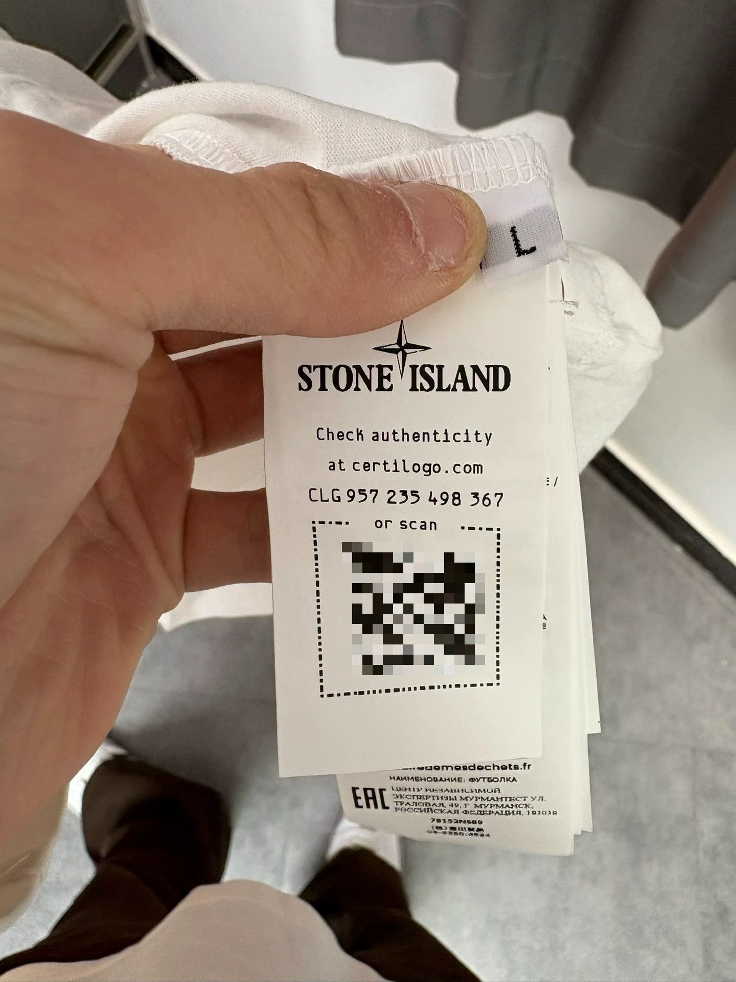 Stone Island Stone Island Compass Print T-Shirt Size L Size US L / EU 52-54 / 3 - 6 Thumbnail