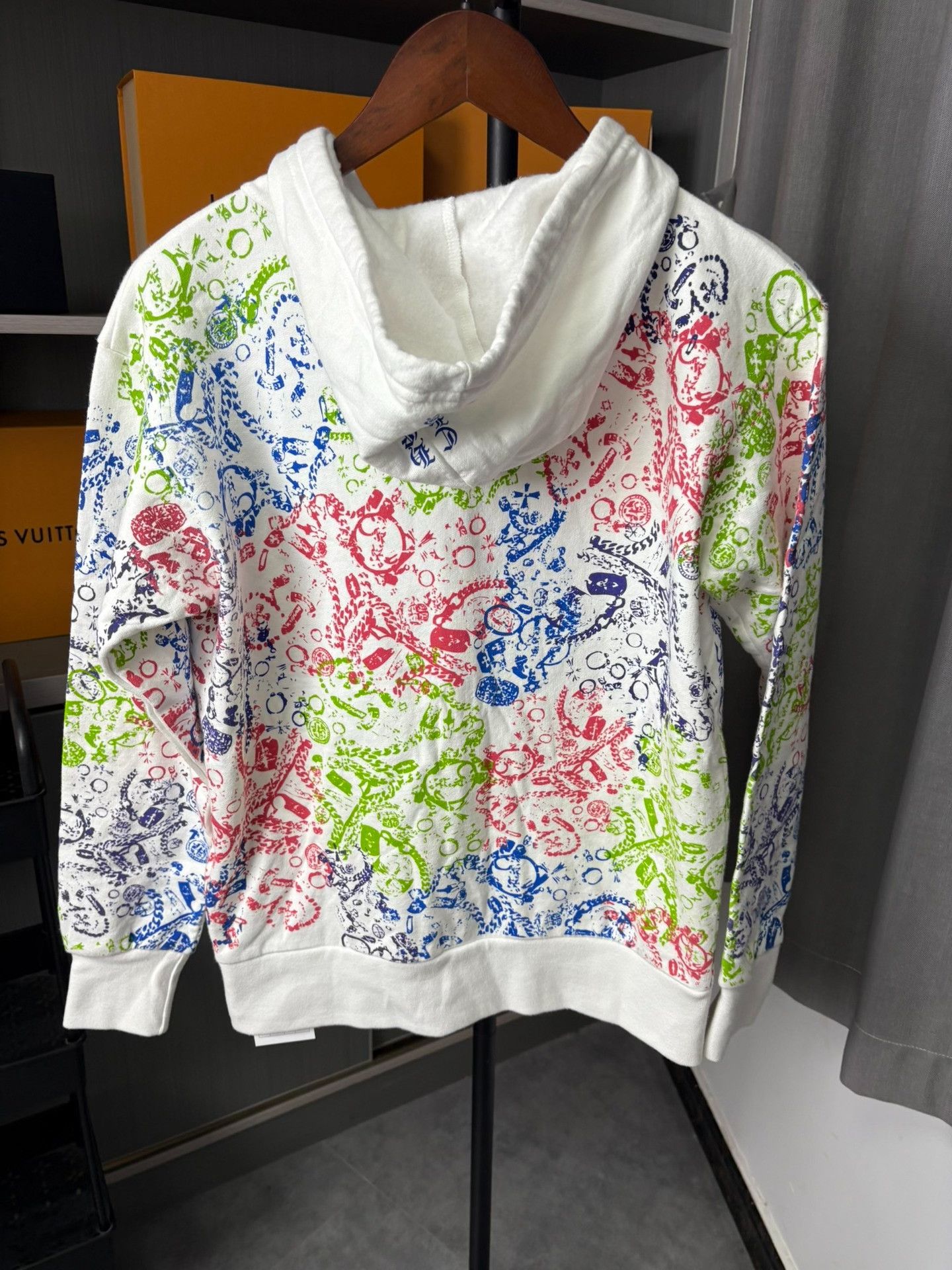 Chrome Hearts Chrome Hearts Multicolor Print Zip-Up Hoodie S Size US S / EU 44-46 / 1 - 5 Thumbnail