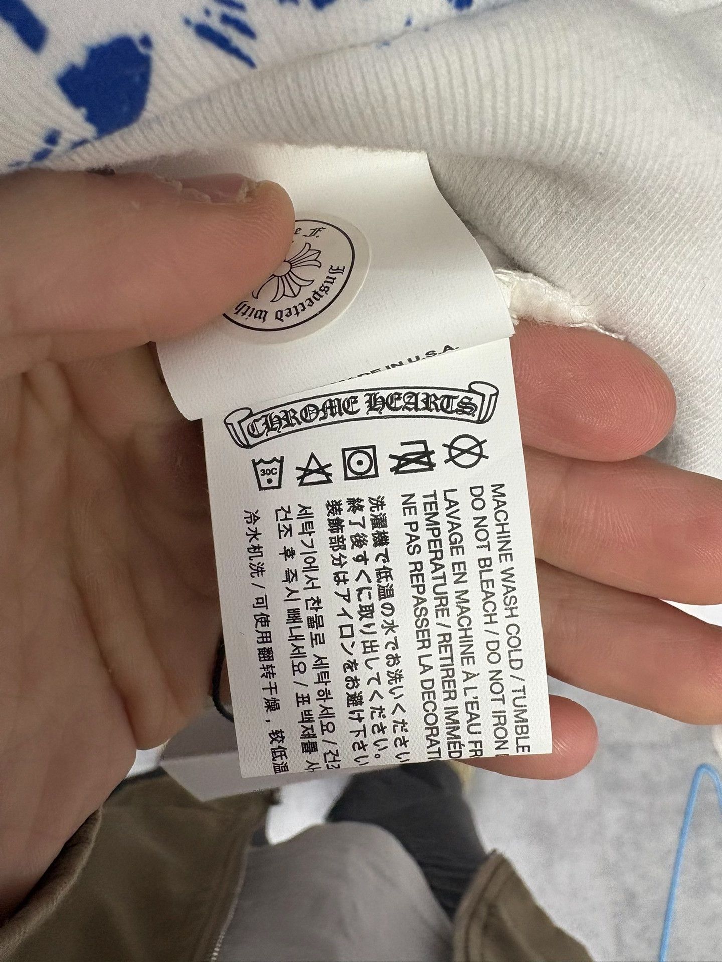 Chrome Hearts Chrome Hearts Multicolor Print Zip-Up Hoodie S Size US S / EU 44-46 / 1 - 7 Thumbnail