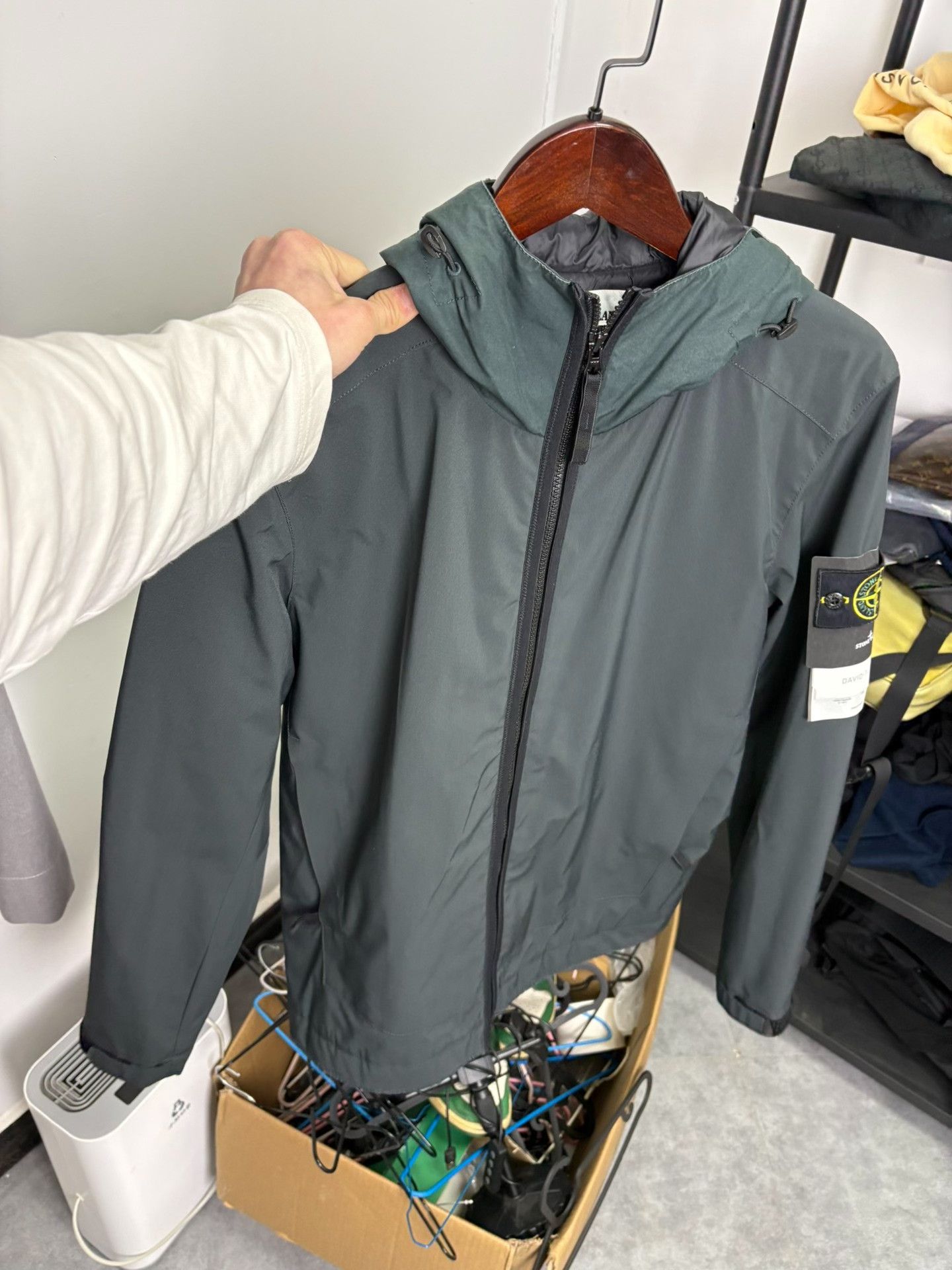 Stone Island Stone Island David-TC Down Hooded Jacket M Size US M / EU 48-50 / 2 - 8 Thumbnail