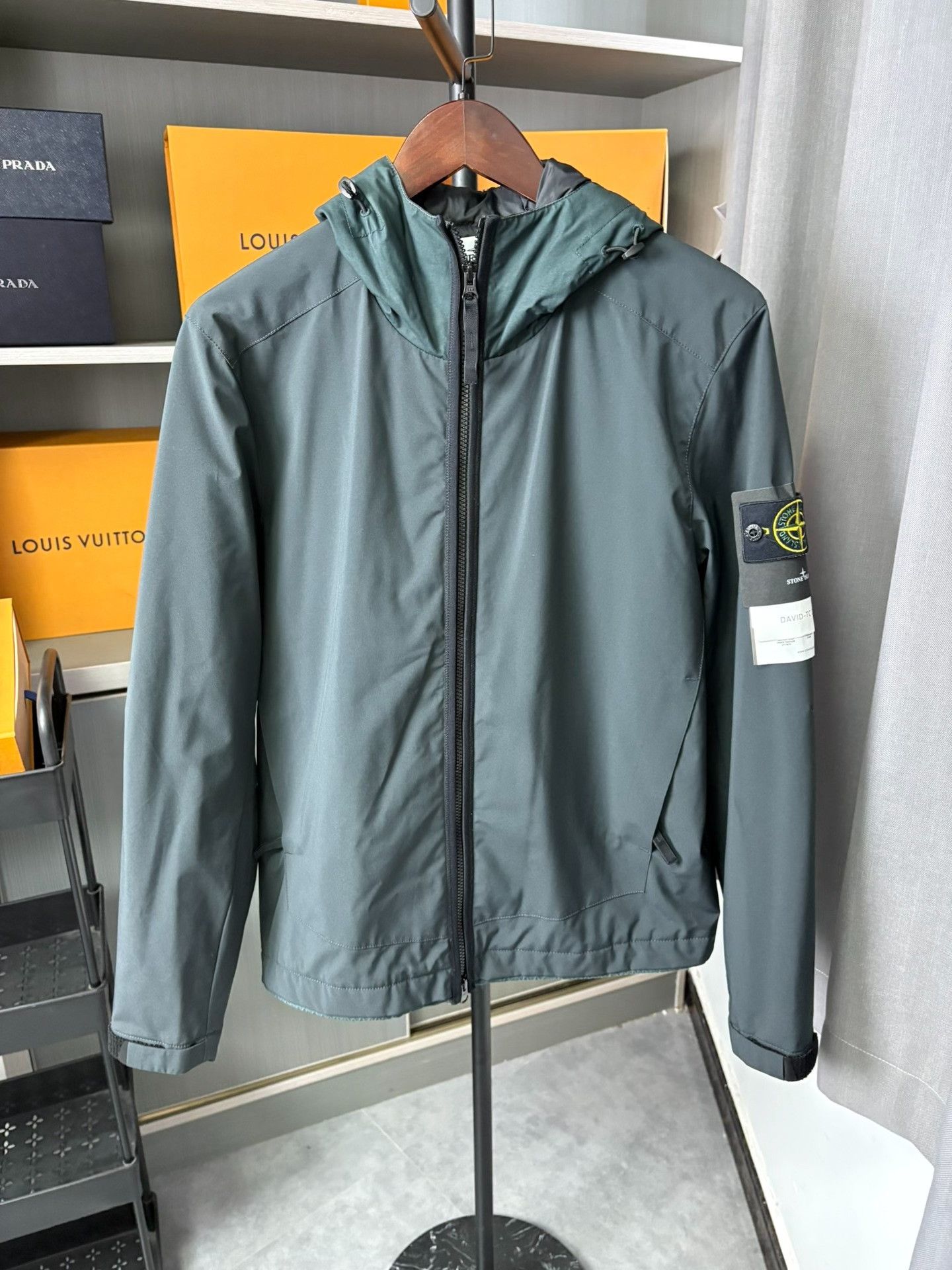 Stone Island Stone Island David-TC Down Hooded Jacket M Size US M / EU 48-50 / 2 - 2 Thumbnail