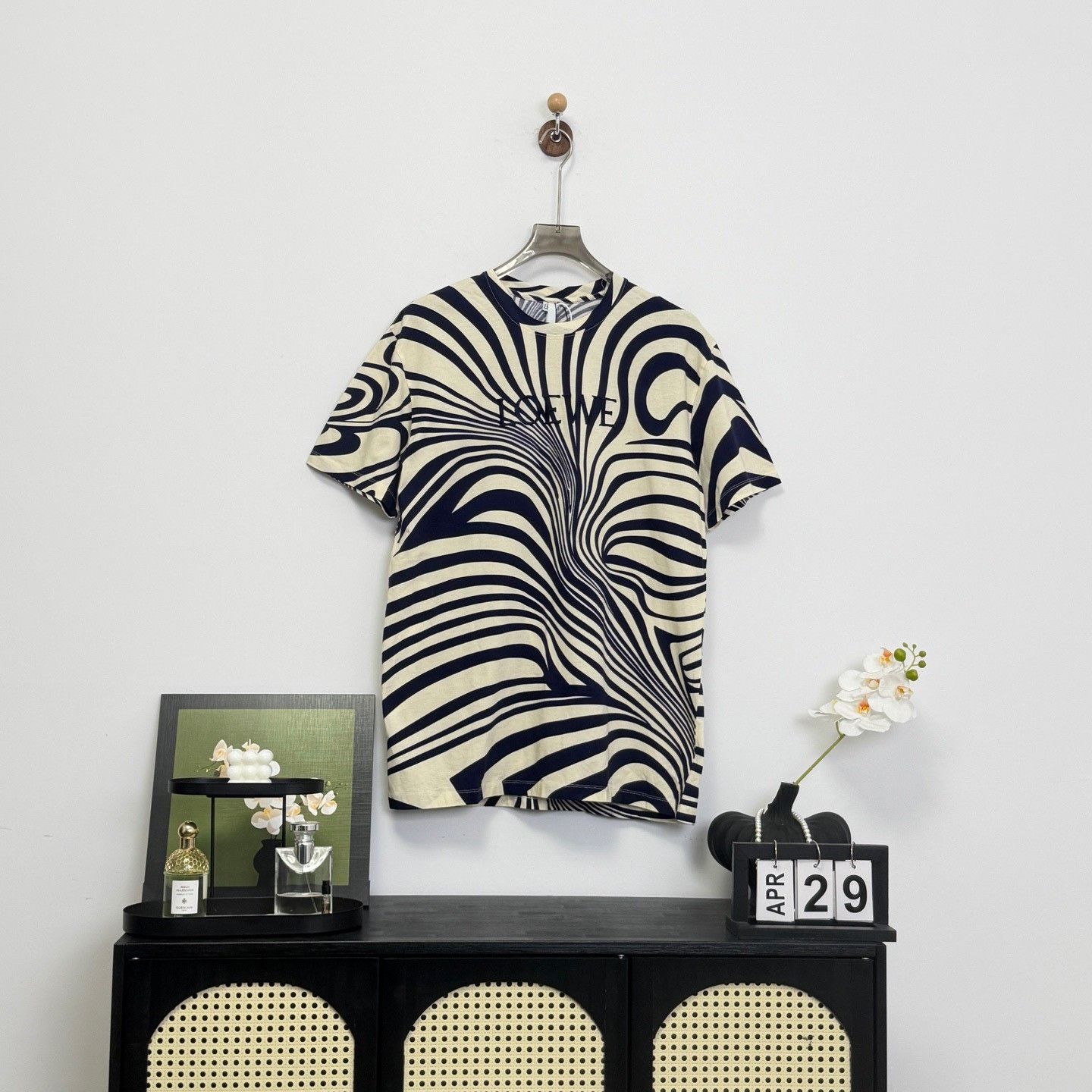 Loewe Loewe Zebra Wavy Logo T-Shirt Size S Size US S / EU 44-46 / 1 - 2 Thumbnail
