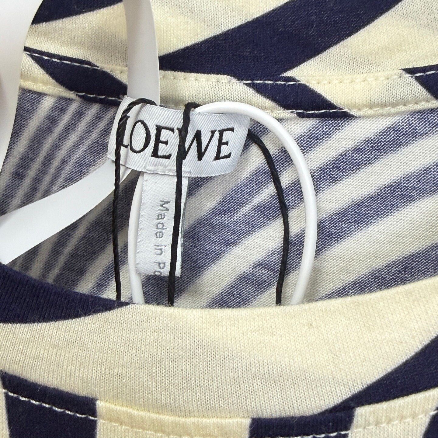Loewe Loewe Zebra Wavy Logo T-Shirt Size S Size US S / EU 44-46 / 1 - 3 Thumbnail