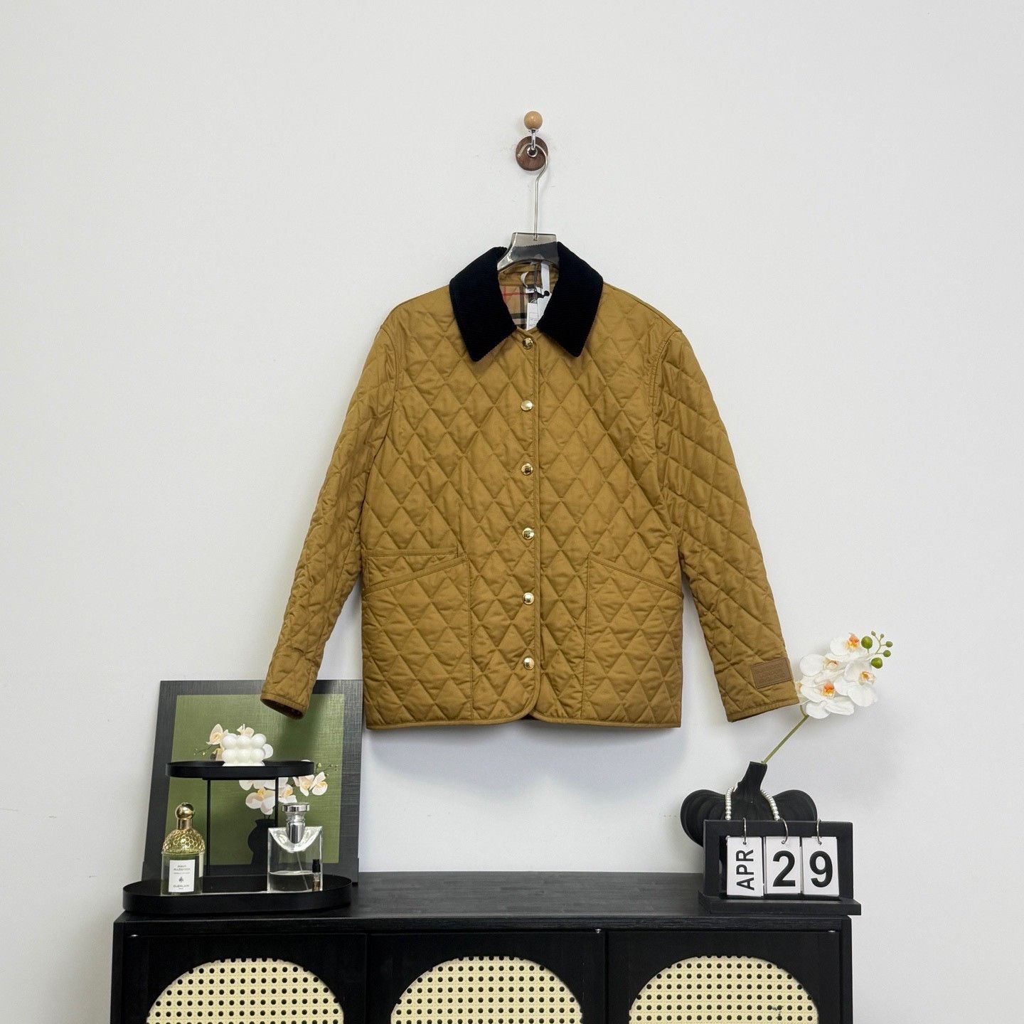 Burberry Burberry Quilted Corduroy Collar Jacket M Size US M / EU 48-50 / 2 - 2 Thumbnail