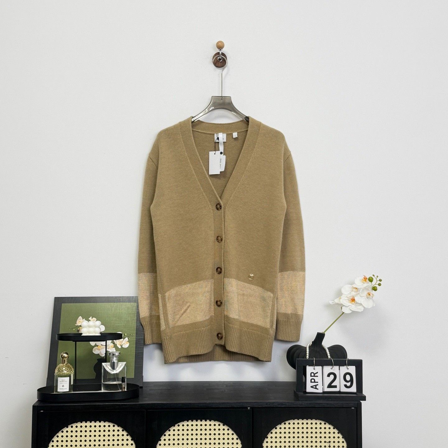 Burberry Burberry Cashmere Silk Blend Cardigan S Size US S / EU 44-46 / 1 - 2 Thumbnail