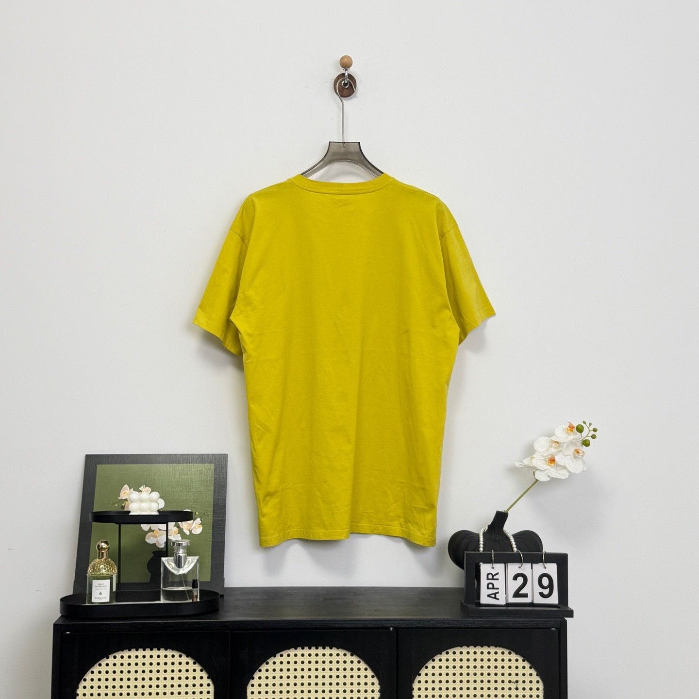 Celine Celine Yellow Logo Print T-Shirt XL Size US XL / EU 56 / 4 - 5 Thumbnail