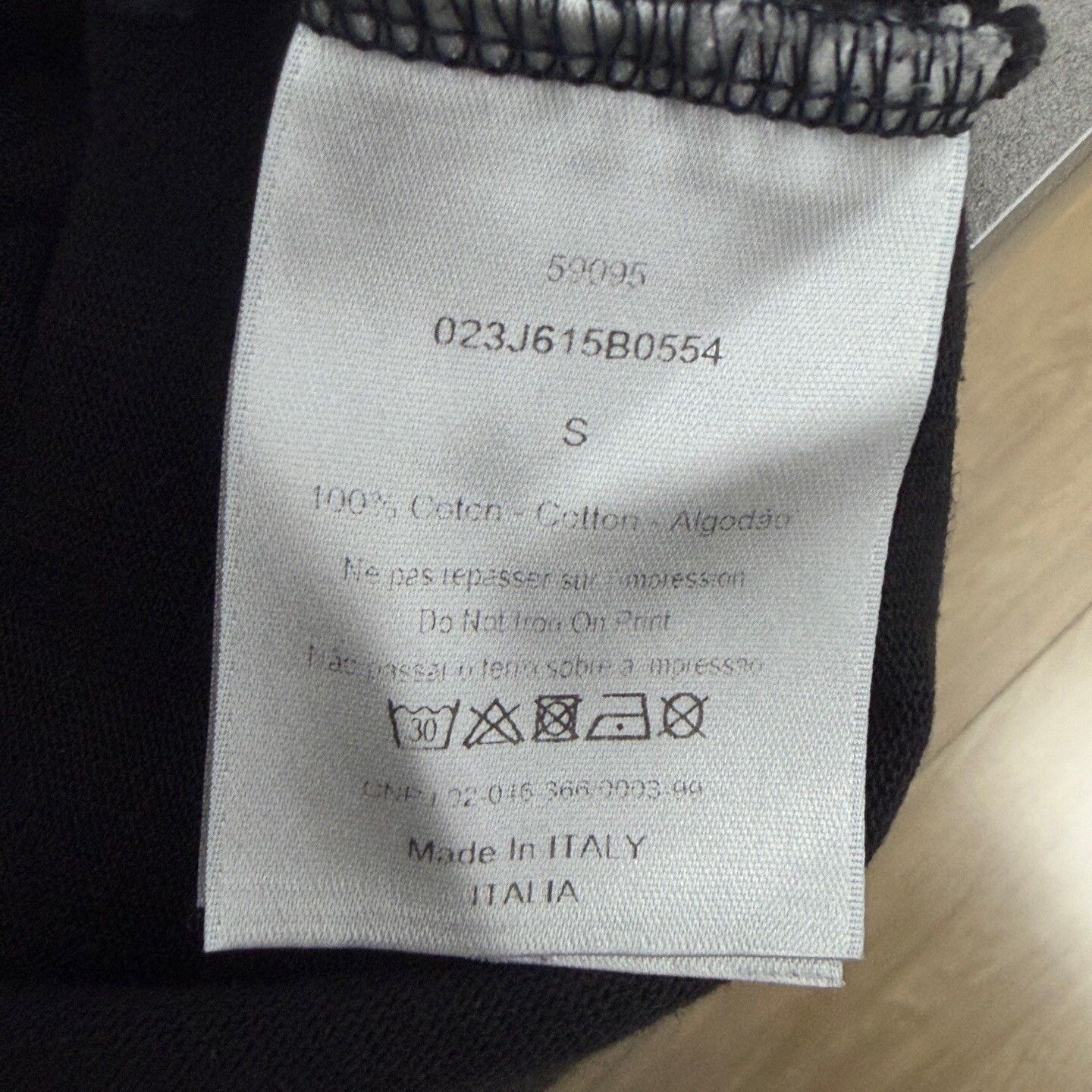 Dior Dior Crystal Logo Graphic T-Shirt Size S Size US S / EU 44-46 / 1 - 6 Thumbnail