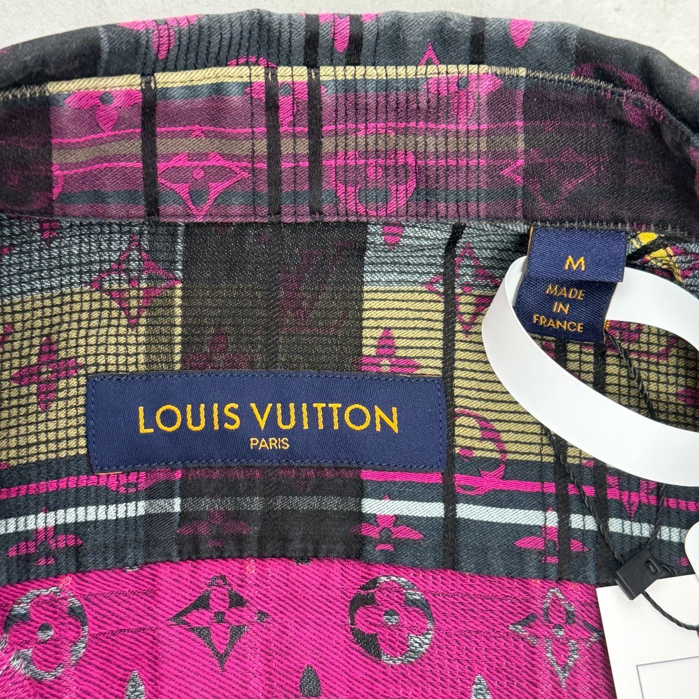 Louis Vuitton Louis Vuitton Neon Monogram Plaid Shirt M Size US M / EU 48-50 / 2 - 3 Thumbnail