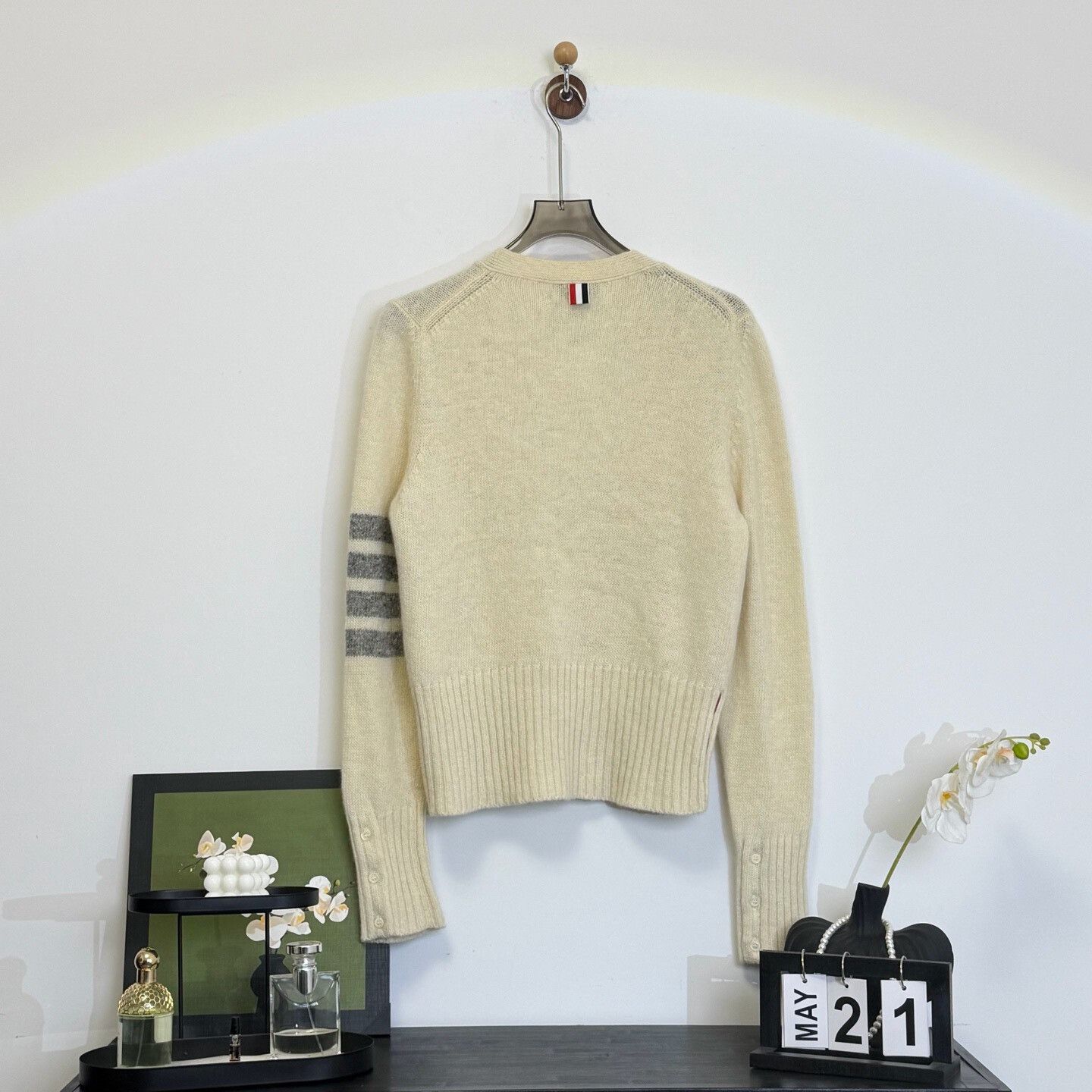 Thom Browne Thom Browne 4-Bar Mohair Wool Cardigan Size 1 Size US S / EU 44-46 / 1 - 5 Thumbnail