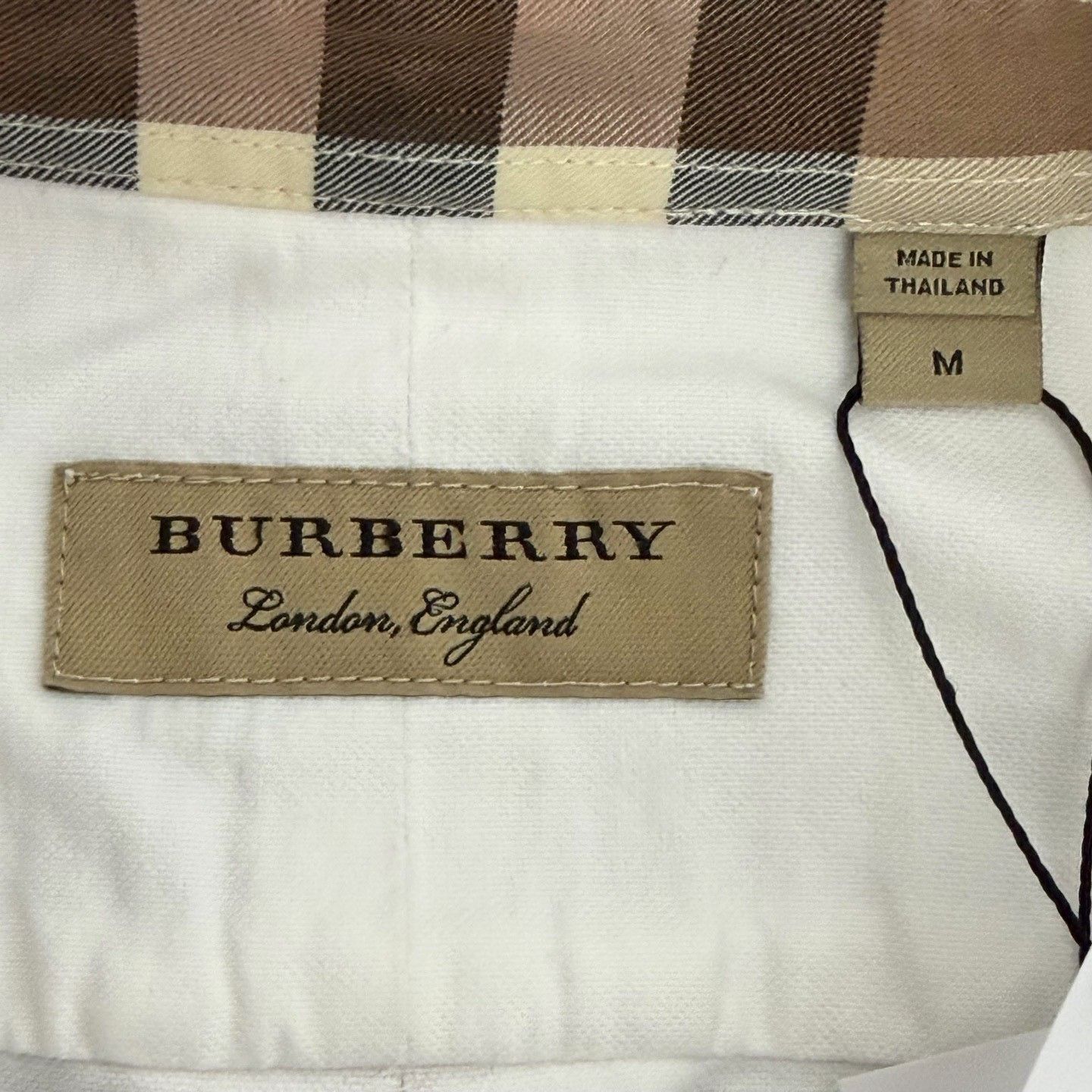 Burberry Burberry Tonal Logo Embroidered White Shirt Size M Size US M / EU 48-50 / 2 - 3 Thumbnail
