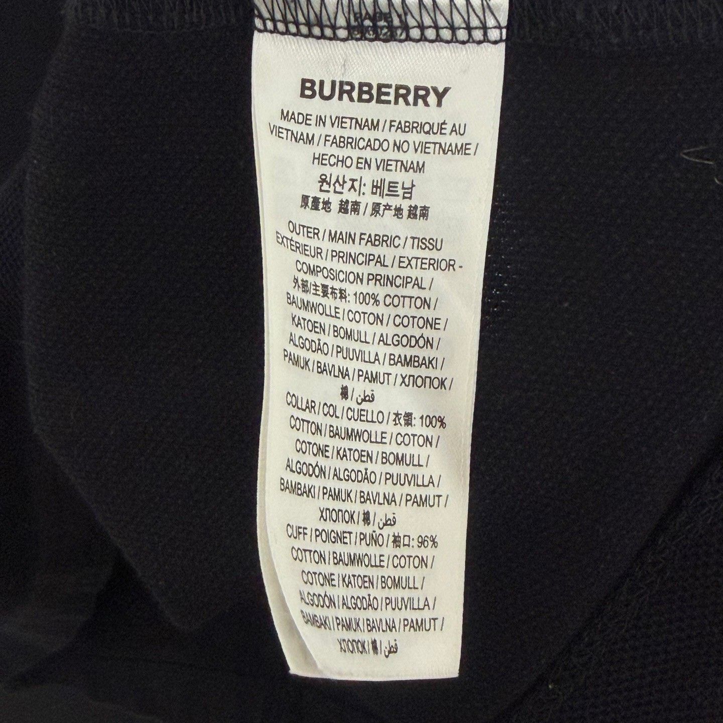 Burberry Burberry TB Monogram Long Sleeve Polo XL Size US XL / EU 56 / 4 - 7 Thumbnail