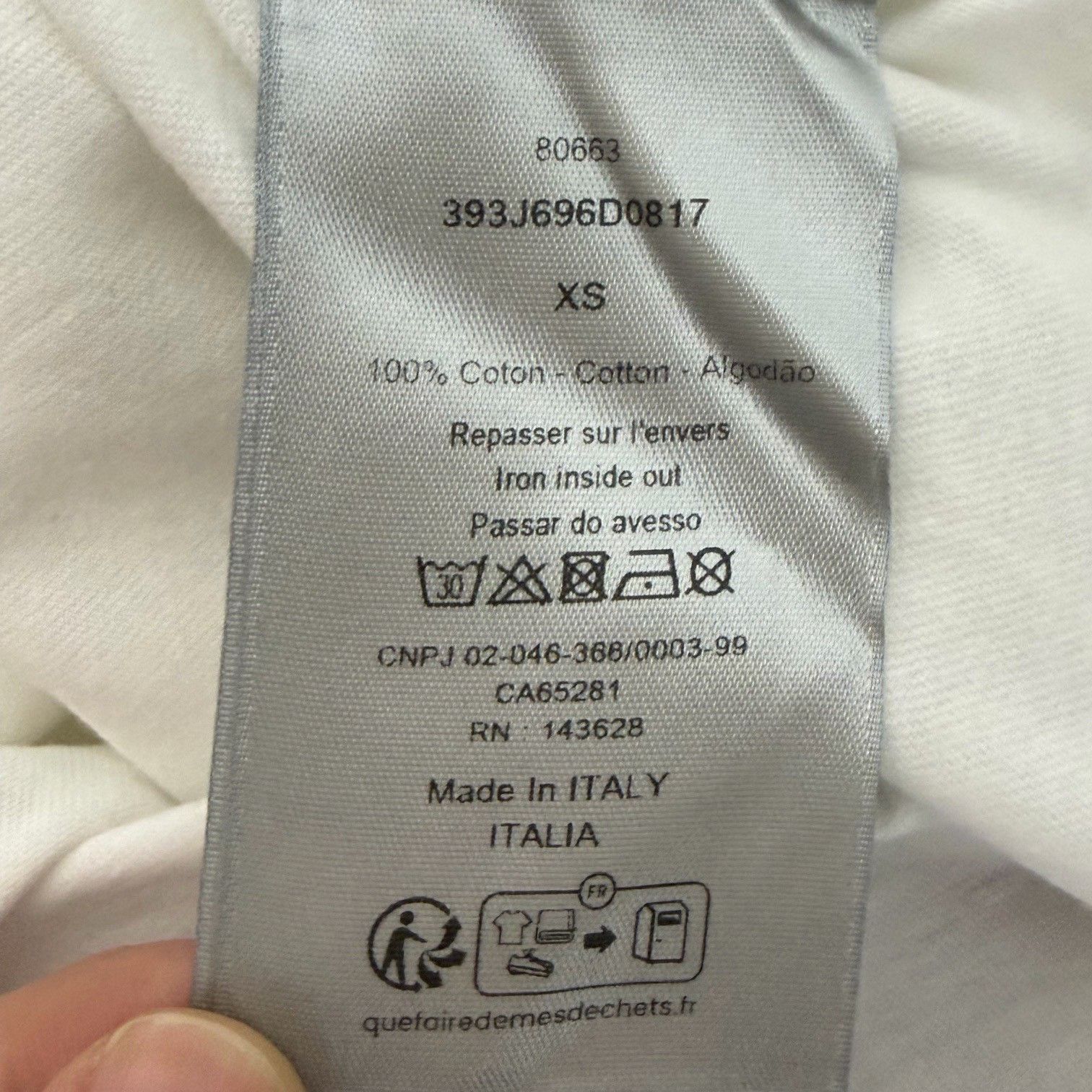 Dior Dior SS23 Graphic Logo T-Shirt XS Size US XS / EU 42 / 0 - 6 Thumbnail