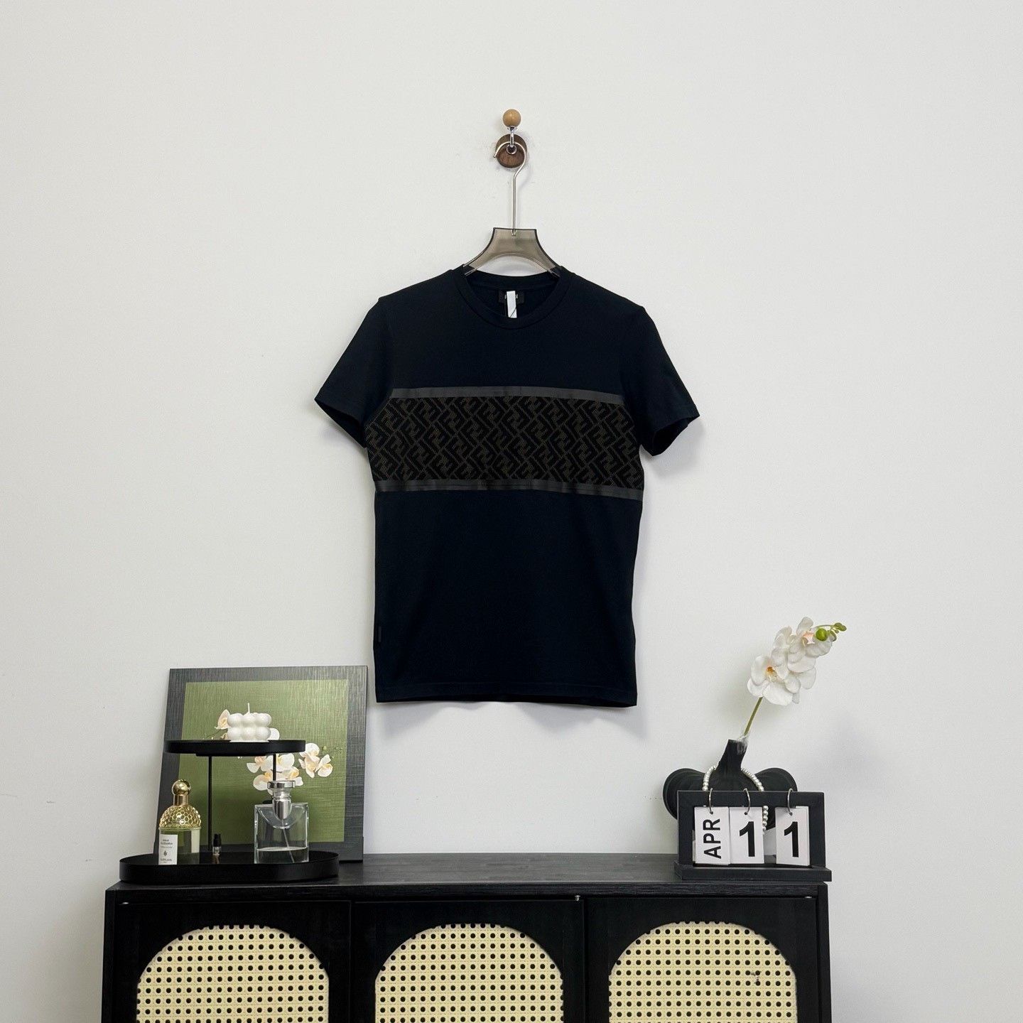 Fendi Fendi FF Monogram Logo Band T-Shirt Size M Size US M / EU 48-50 / 2 - 2 Thumbnail