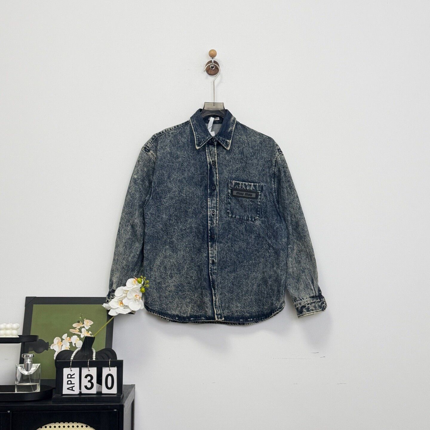 Miu Miu Miu Miu Acid Wash Denim Jacket IT 38 Size XS / US 0-2 / IT 36-38 - 2 Thumbnail