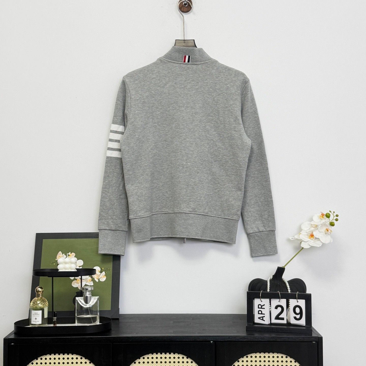 Thom Browne Thom Browne 4-Bar Stripe Zip-Up Sweatshirt Size 2 Size US M / EU 48-50 / 2 - 6 Thumbnail