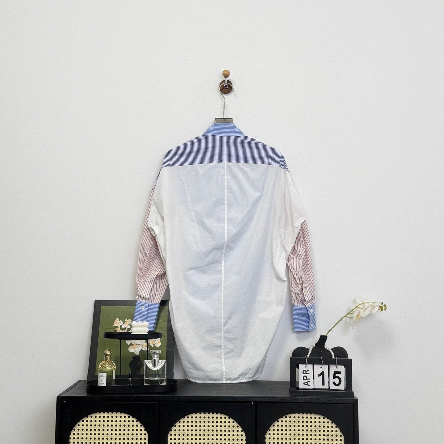 Celine Celine Striped Colorblock Button Up Shirt 34 Size XS / US 0-2 / IT 36-38 - 5 Thumbnail