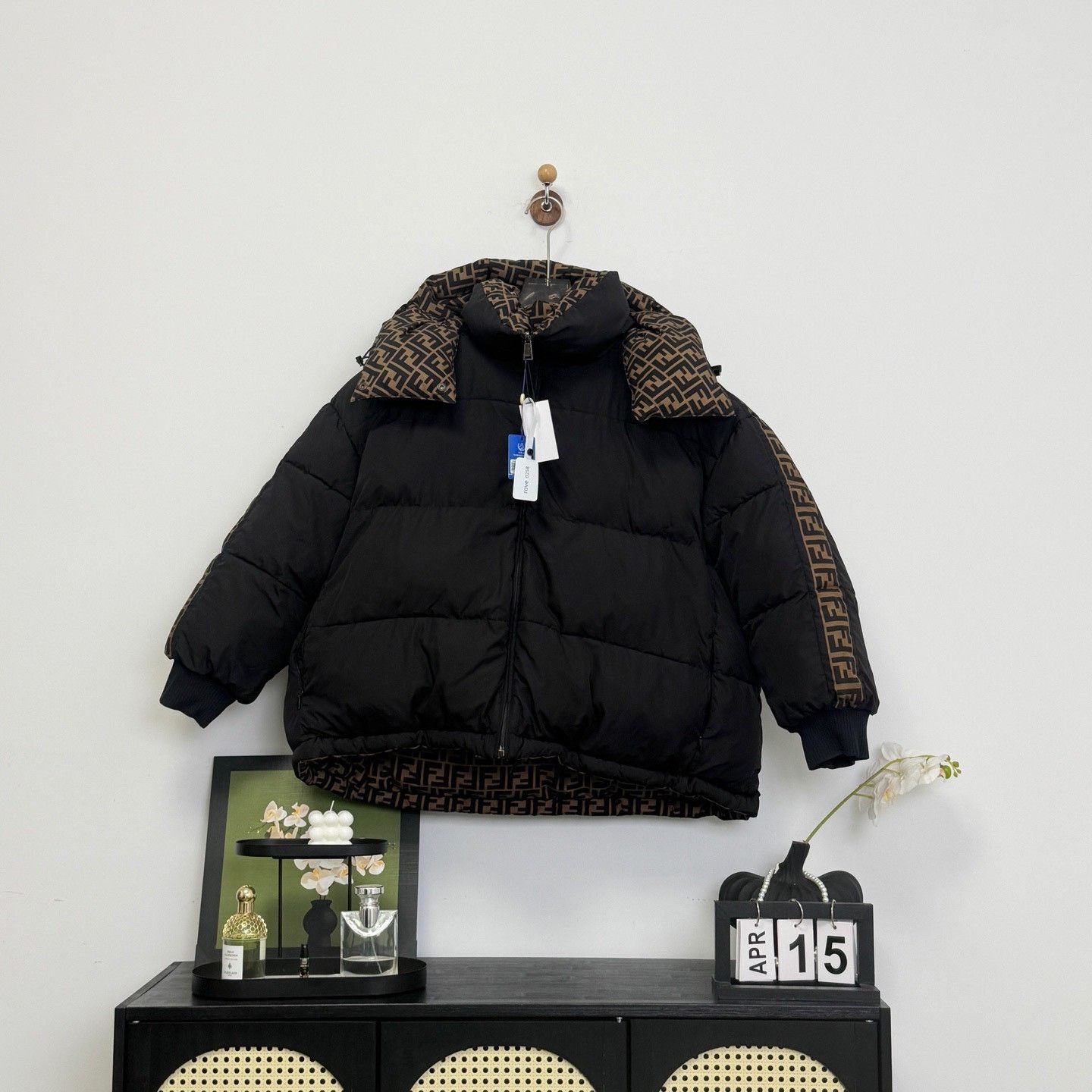 Fendi Fendi Reversible Monogram Puffer Jacket Size S Size US S / EU 44-46 / 1 - 4 Thumbnail