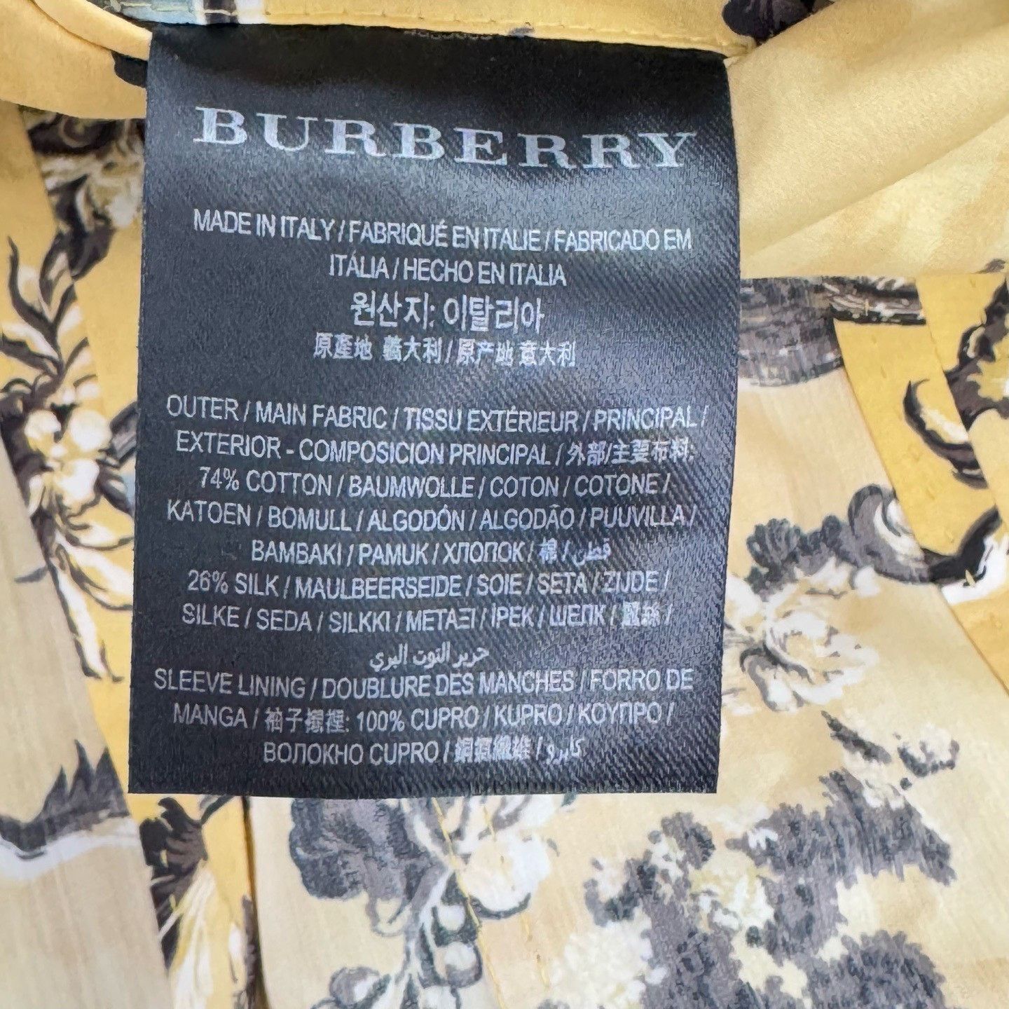 Burberry Burberry Runway Toile Print Cotton Silk Blazer 36R Size 36R - 5 Thumbnail