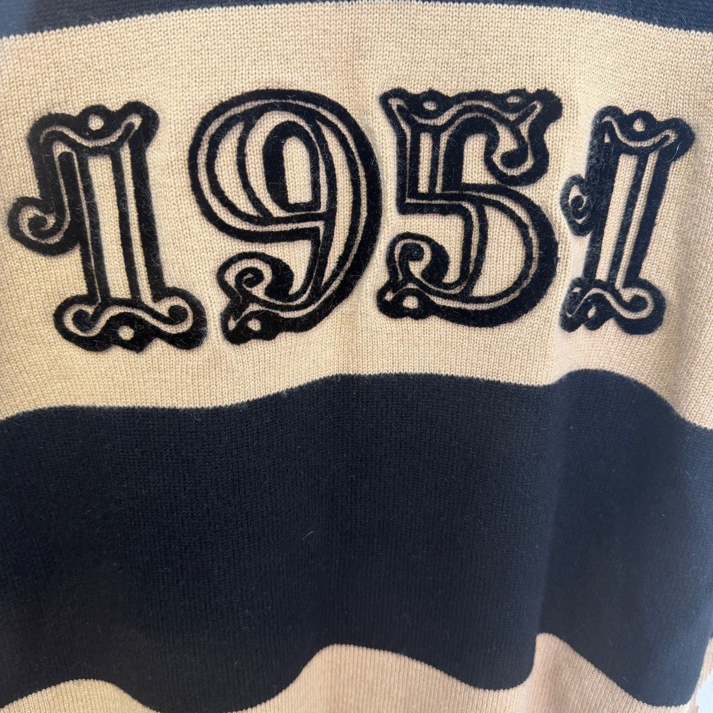 Max Mara Max Mara 1951 Striped Logo Sweater S Size S / US 4 / IT 40 - 4 Thumbnail