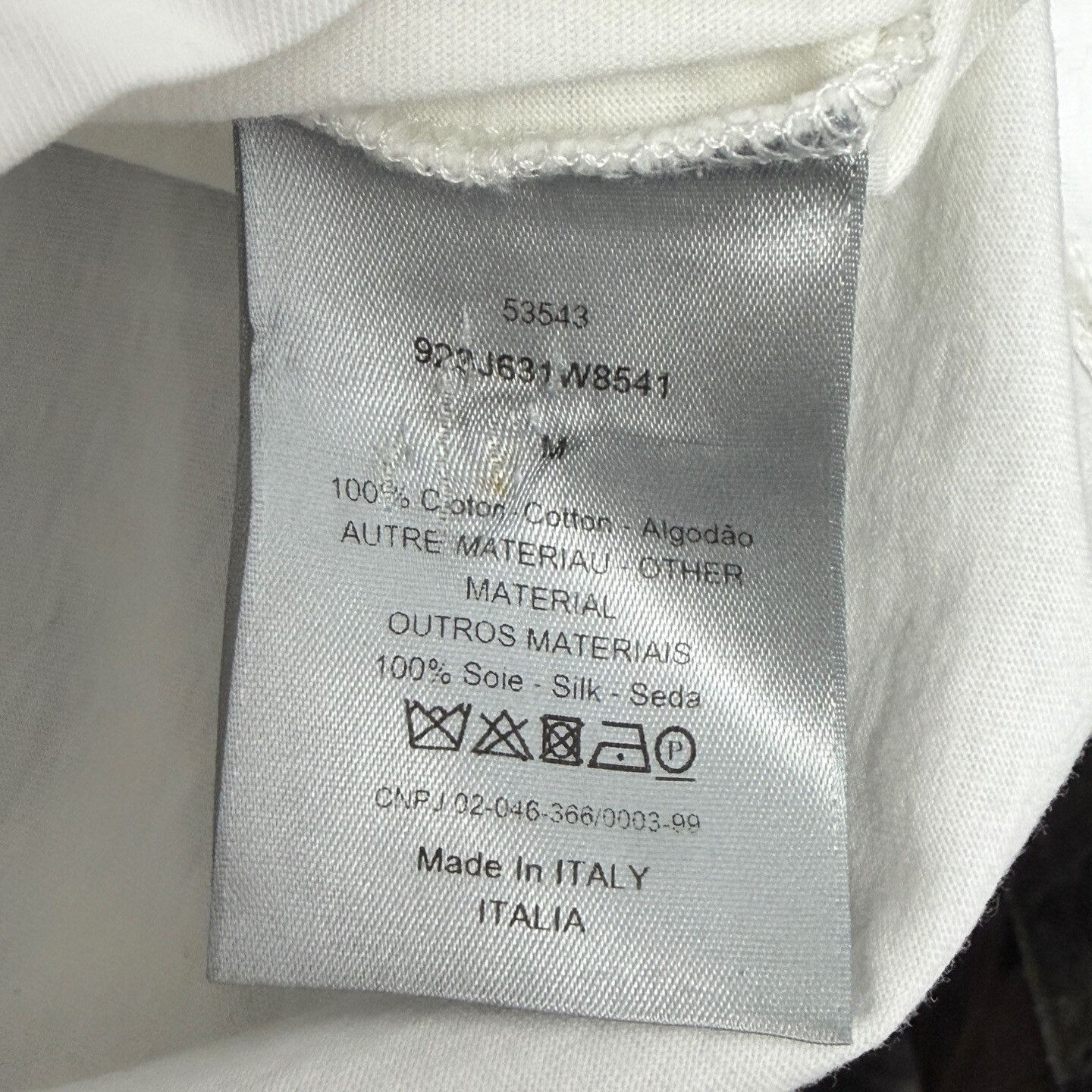 Dior Dior Bee Embroidery Logo T-Shirt Size M Size US M / EU 48-50 / 2 - 7 Thumbnail