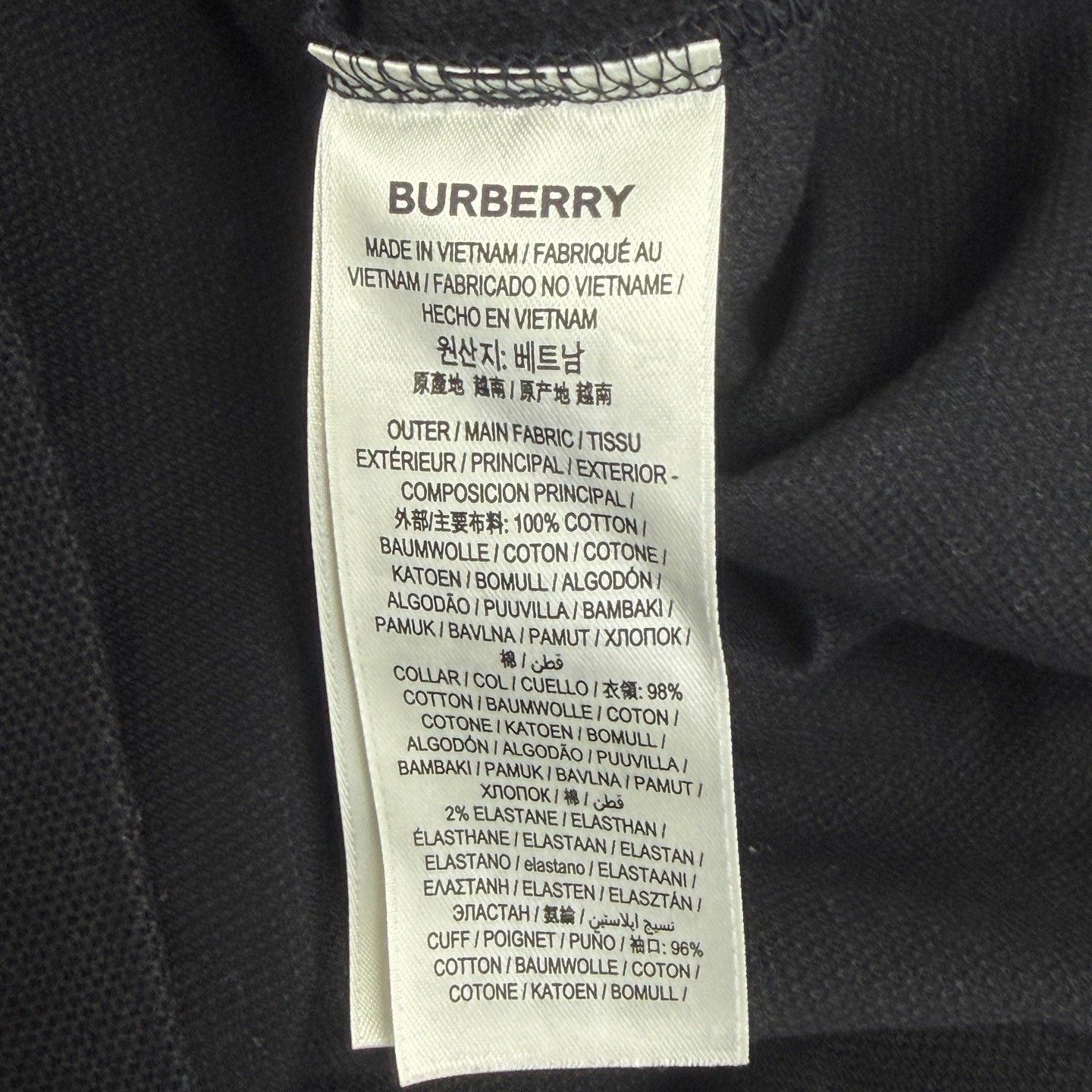 Burberry Burberry Collar Logo Short Sleeve Polo Size M Size US M / EU 48-50 / 2 - 7 Thumbnail