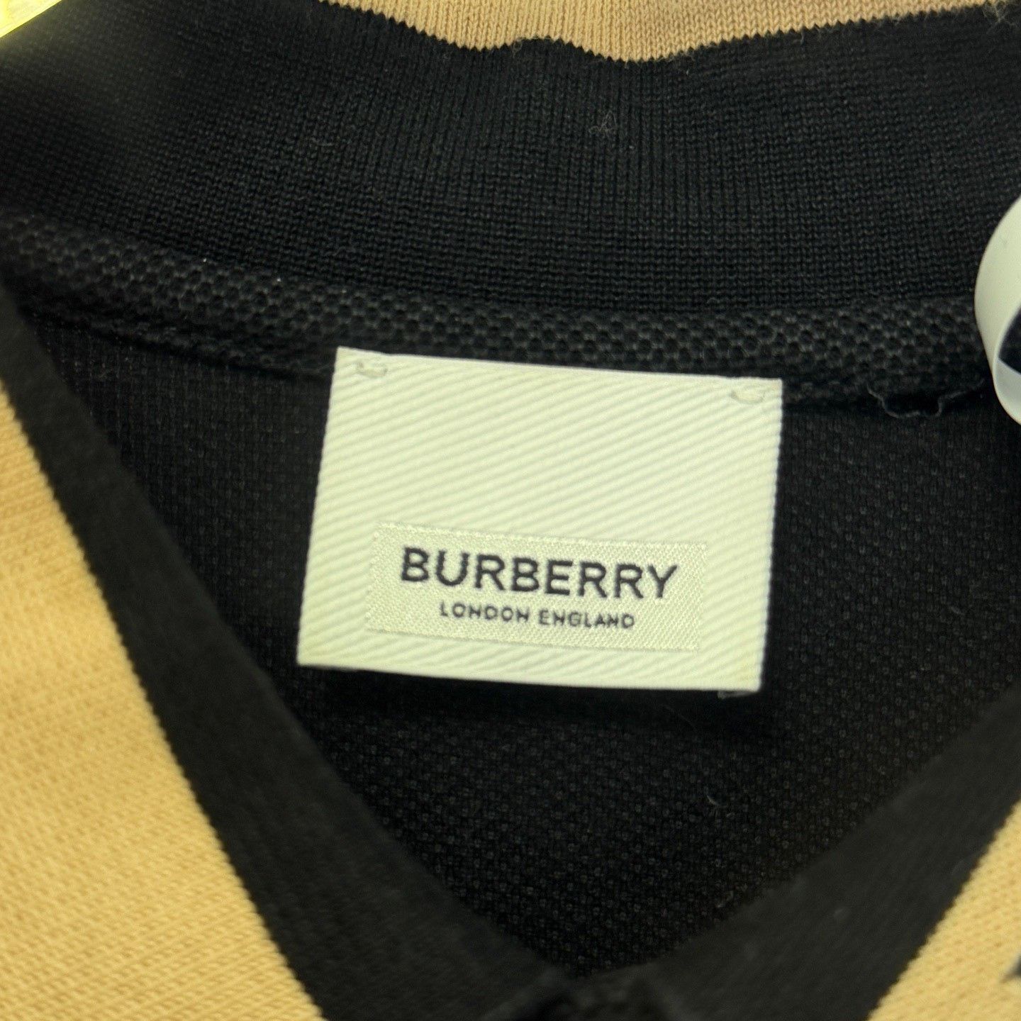 Burberry Burberry Collar Logo Short Sleeve Polo Size M Size US M / EU 48-50 / 2 - 3 Thumbnail