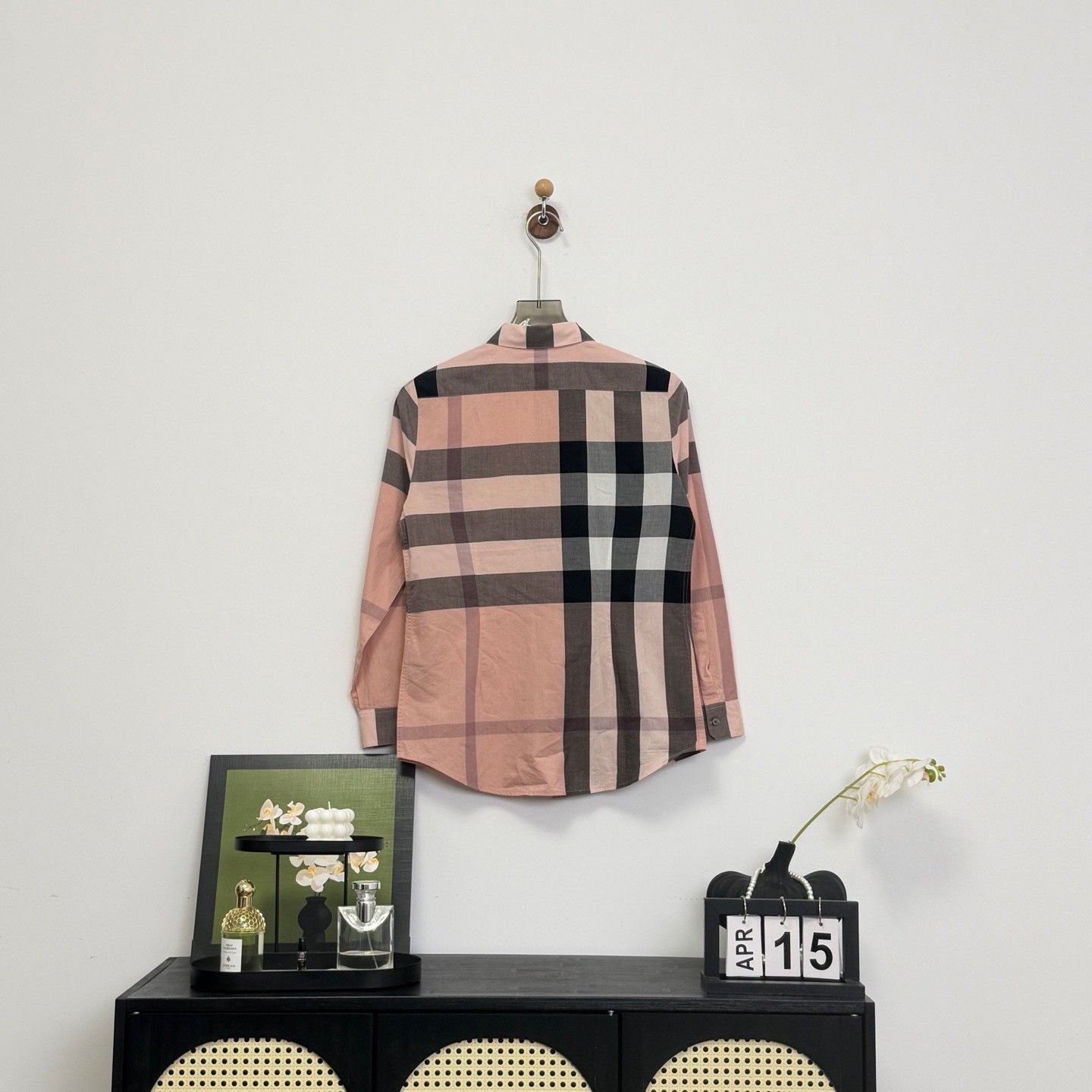 Burberry Burberry Pink Check Button Up Shirt XS Size XS / US 0-2 / IT 36-38 - 5 Thumbnail