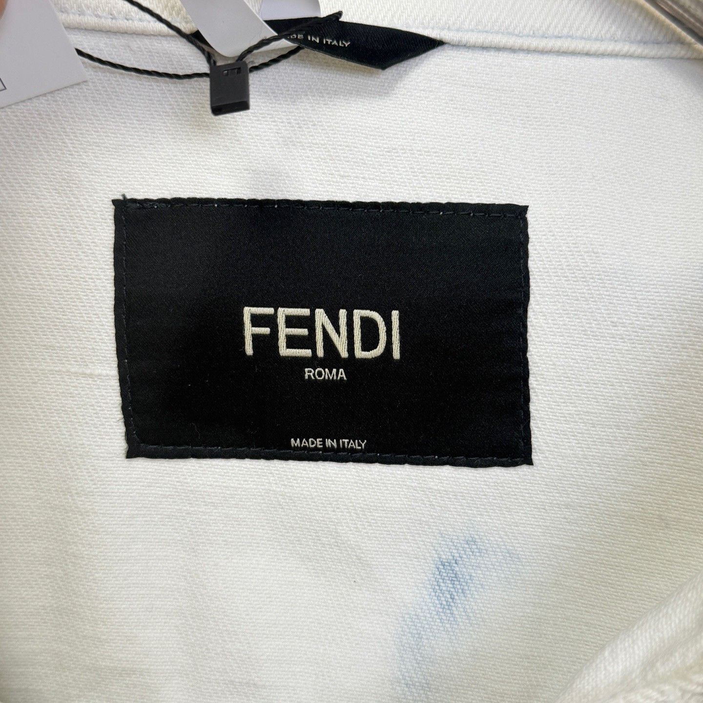 Fendi Fendi Shaded FF Logo Denim Jacket Size 48 Size US M / EU 48-50 / 2 - 3 Thumbnail