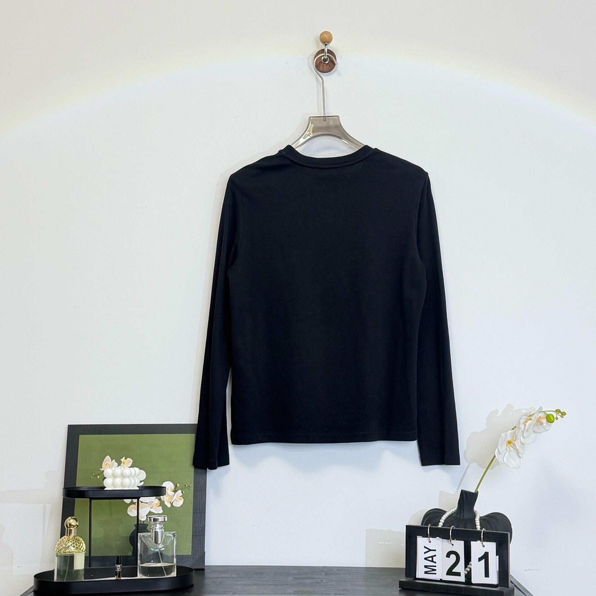 Max Mara Max Mara Leather Logo Pocket Sweatshirt Size L Size L / US 10 / IT 46 - 5 Thumbnail