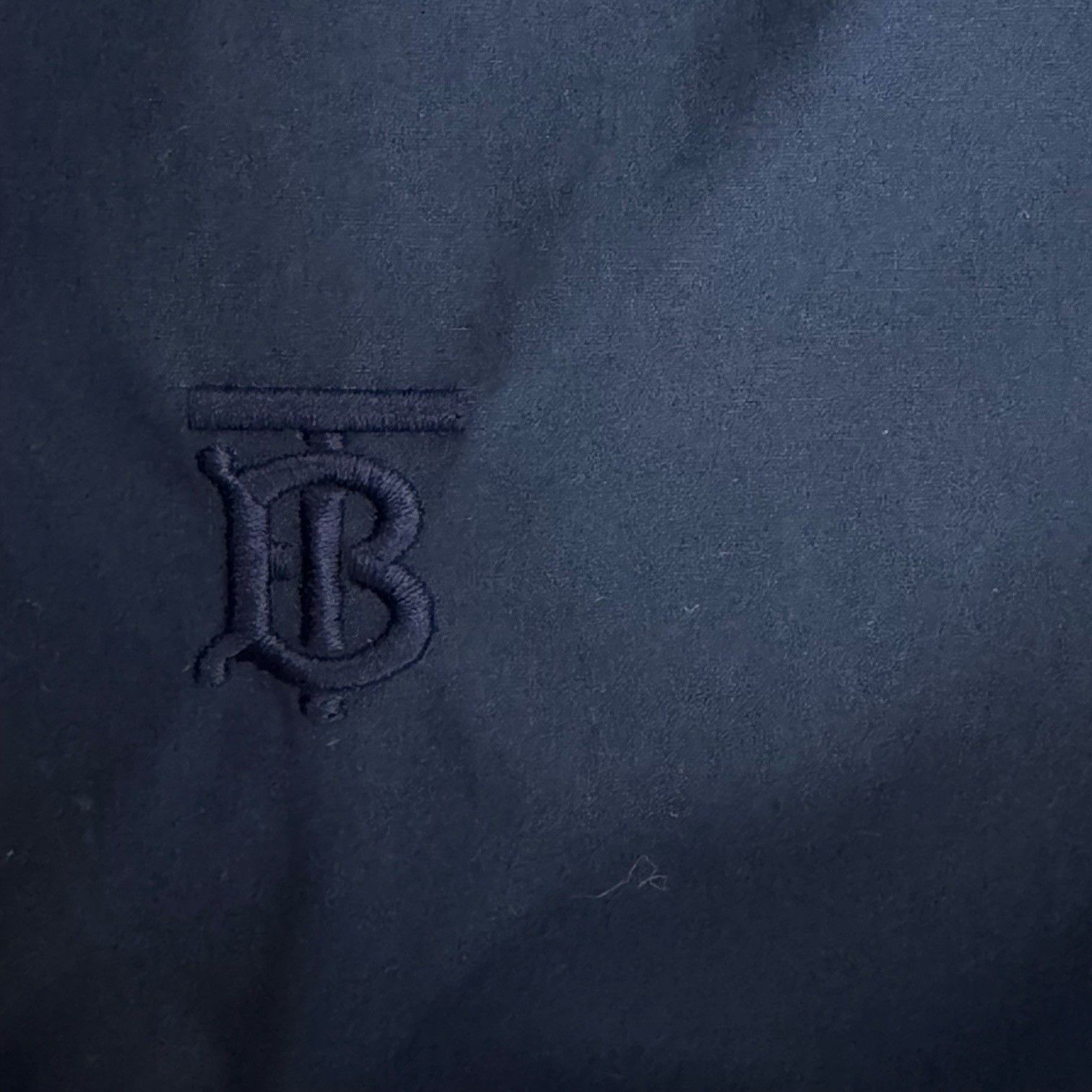 Burberry Burberry Navy Blue TB Embroidered Shirt Size M Size US M / EU 48-50 / 2 - 5 Thumbnail