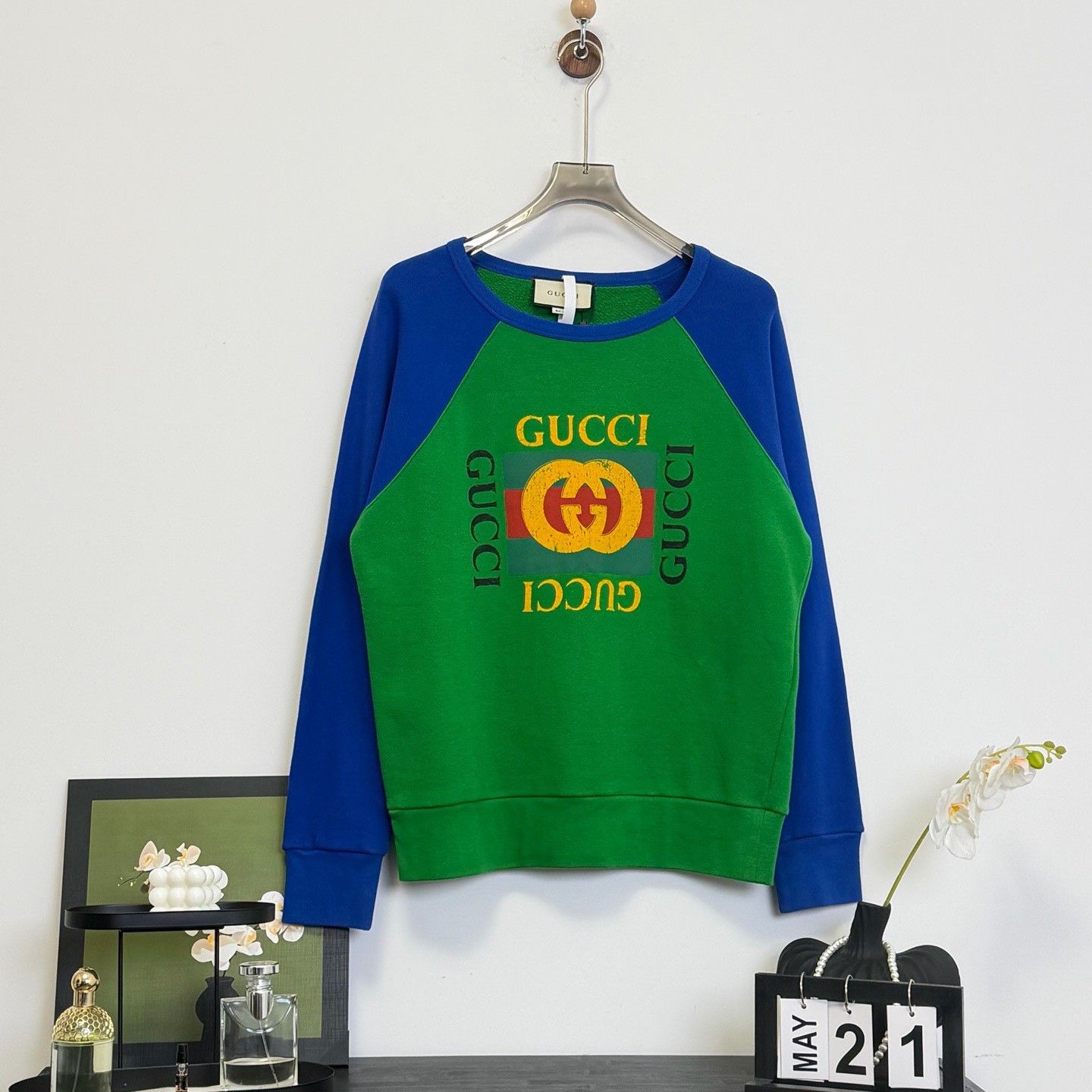 Gucci Gucci Colorblock Logo Sweatshirt Size XS Size US XS / EU 42 / 0 - 2 Thumbnail