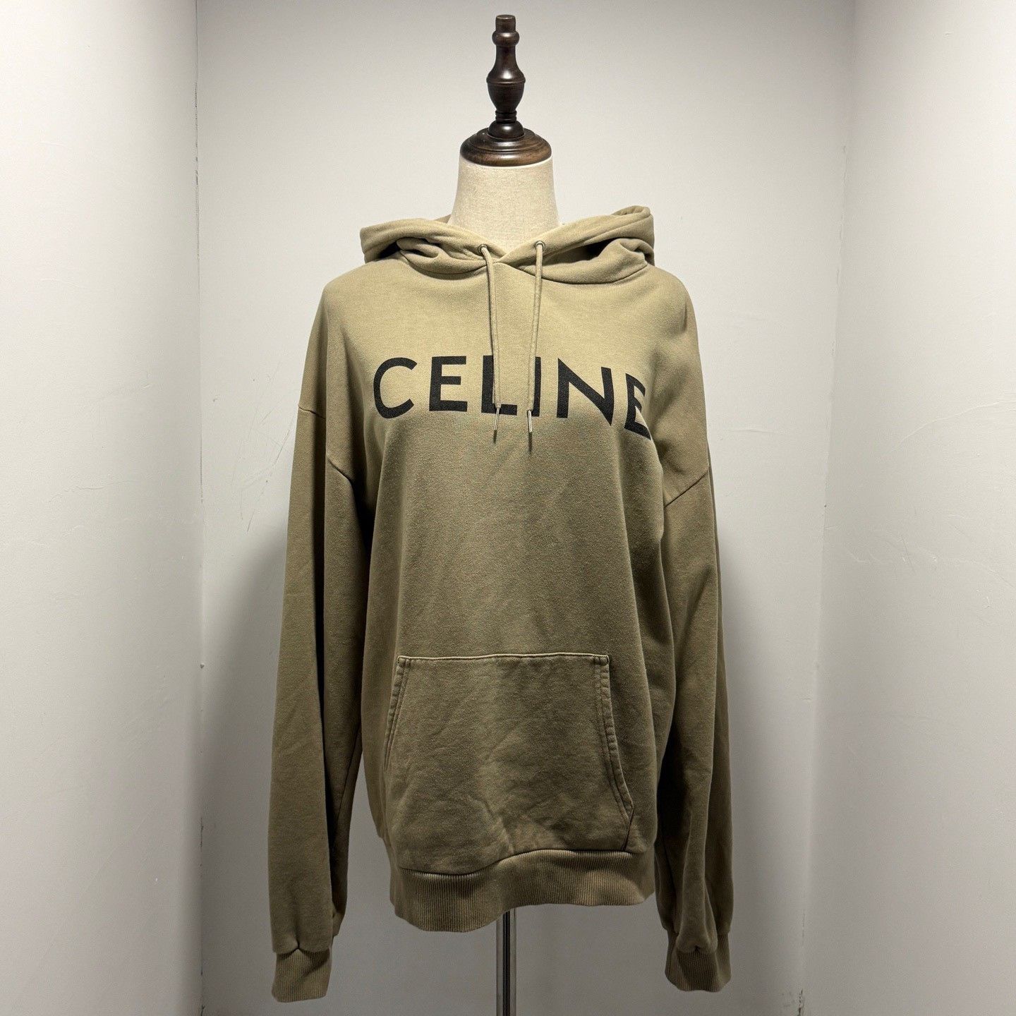 Celine CELINE Logo Print Hoodie Size L Size US L / EU 52-54 / 3 - 2 Thumbnail