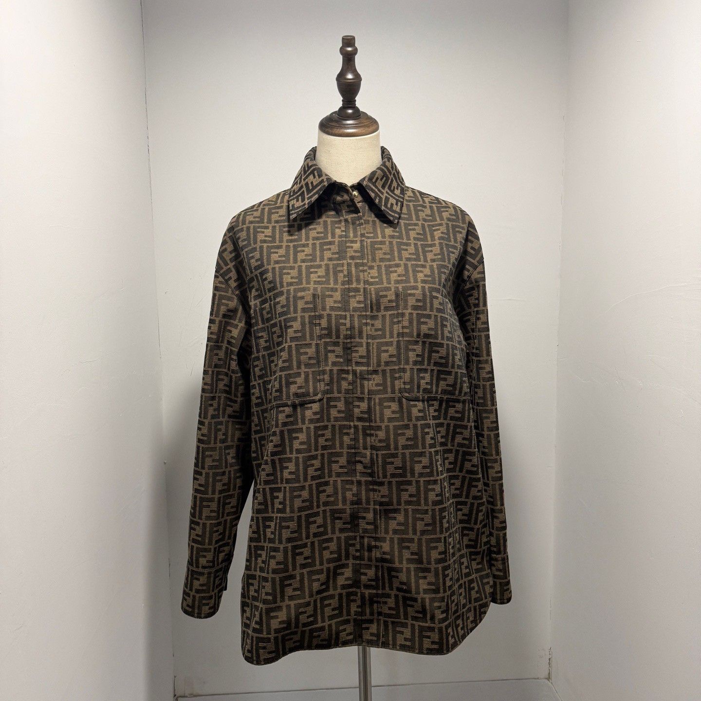 Fendi Fendi FF Monogram Shirt Jacket IT 38 Size XS / US 0-2 / IT 36-38 - 2 Thumbnail