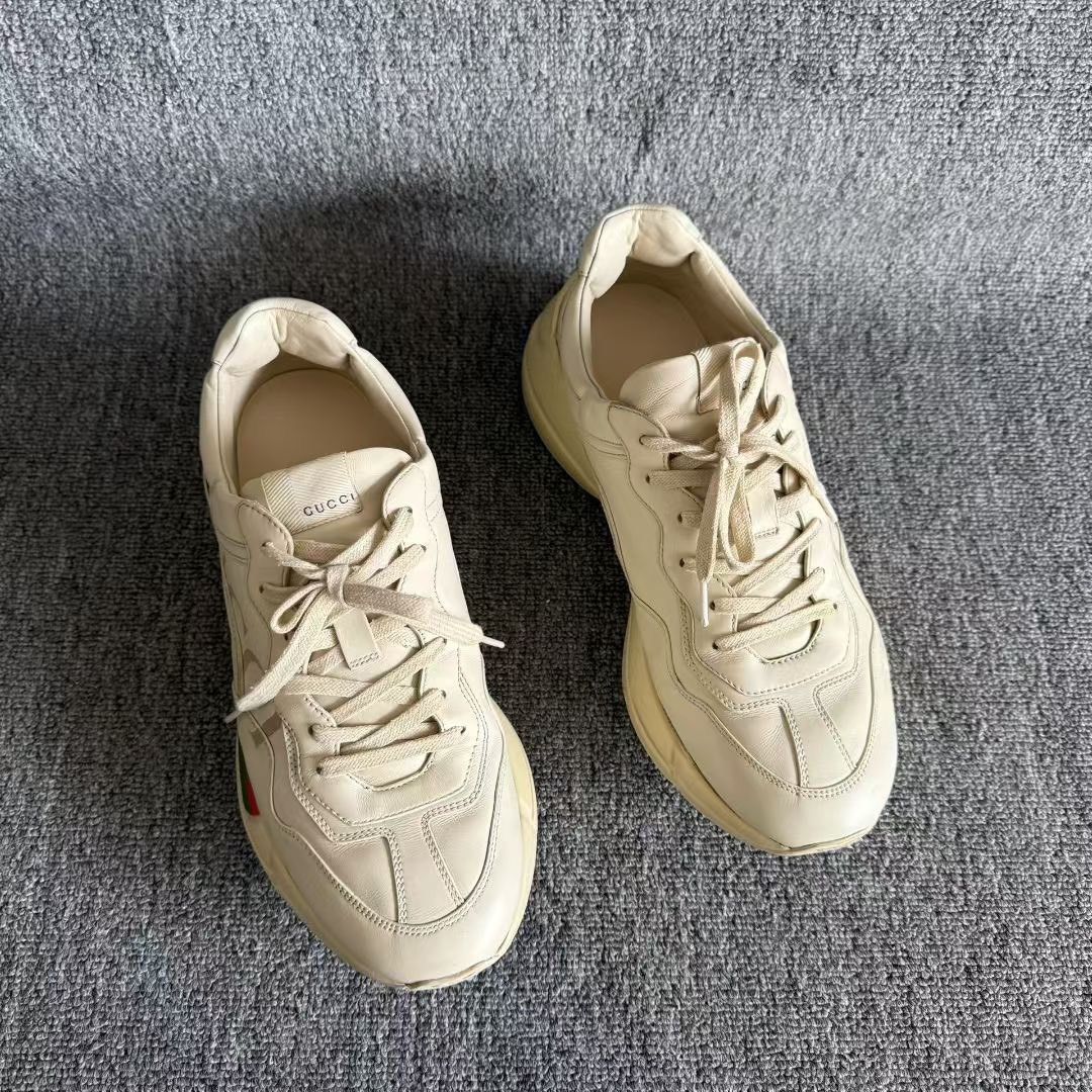 Gucci Gucci Logo Stripe Rhyton Sneakers 43 Size US 10 / EU 43 - 7 Thumbnail