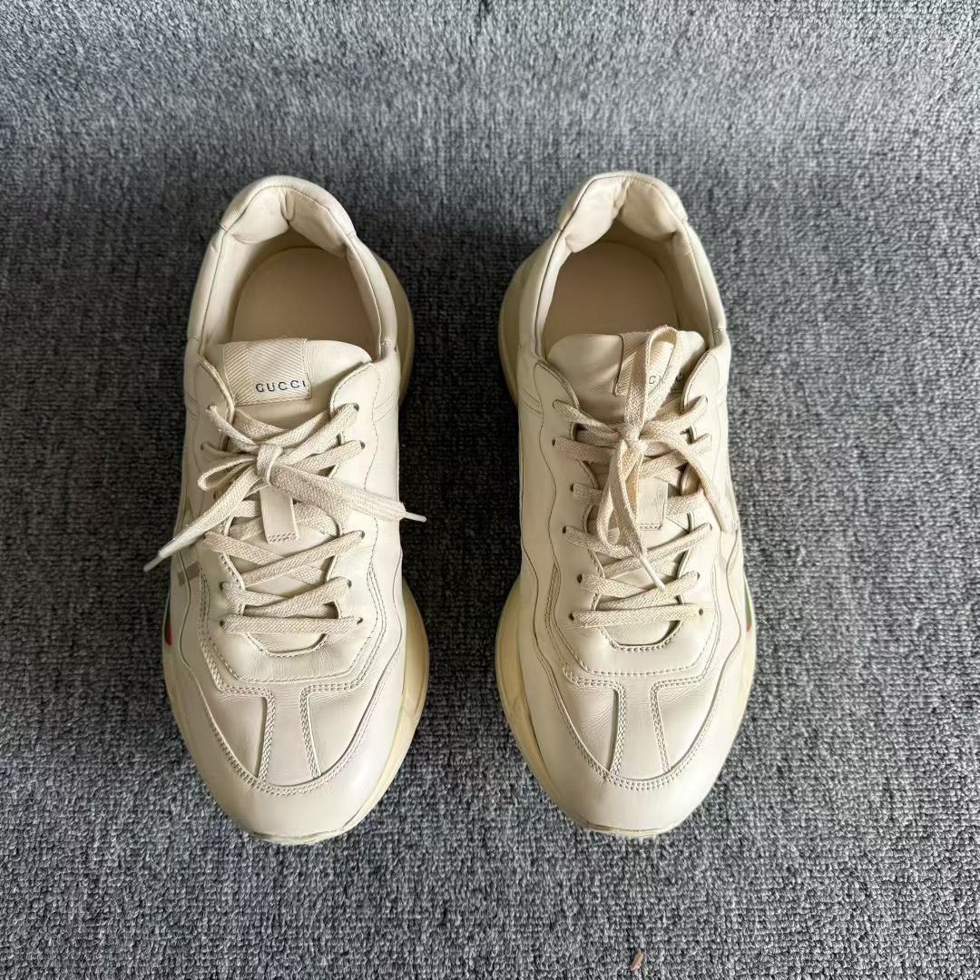 Gucci Gucci Logo Stripe Rhyton Sneakers 43 Size US 10 / EU 43 - 3 Thumbnail