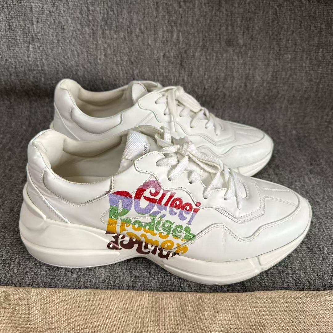 Gucci Gucci Prodige d'Amour Logo Sneakers Size 43 Size US 10 / EU 43 - 4 Thumbnail