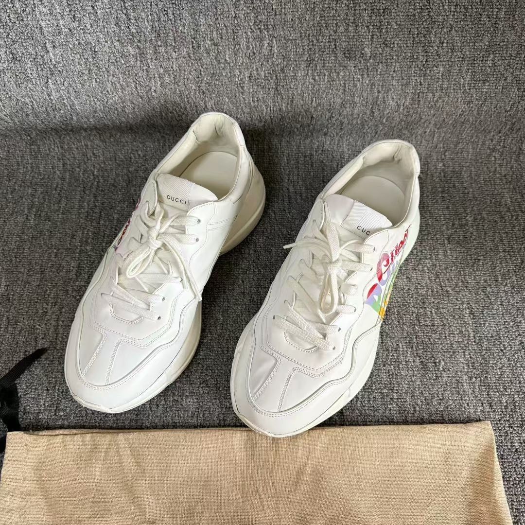 Gucci Gucci Prodige d'Amour Logo Sneakers Size 43 Size US 10 / EU 43 - 5 Thumbnail