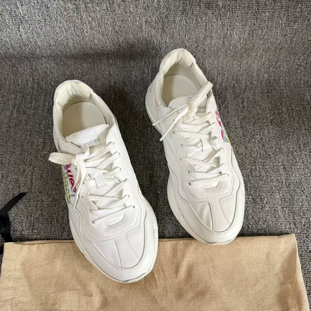 Gucci Gucci Prodige d'Amour Logo Sneakers Size 43 Size US 10 / EU 43 - 7 Thumbnail