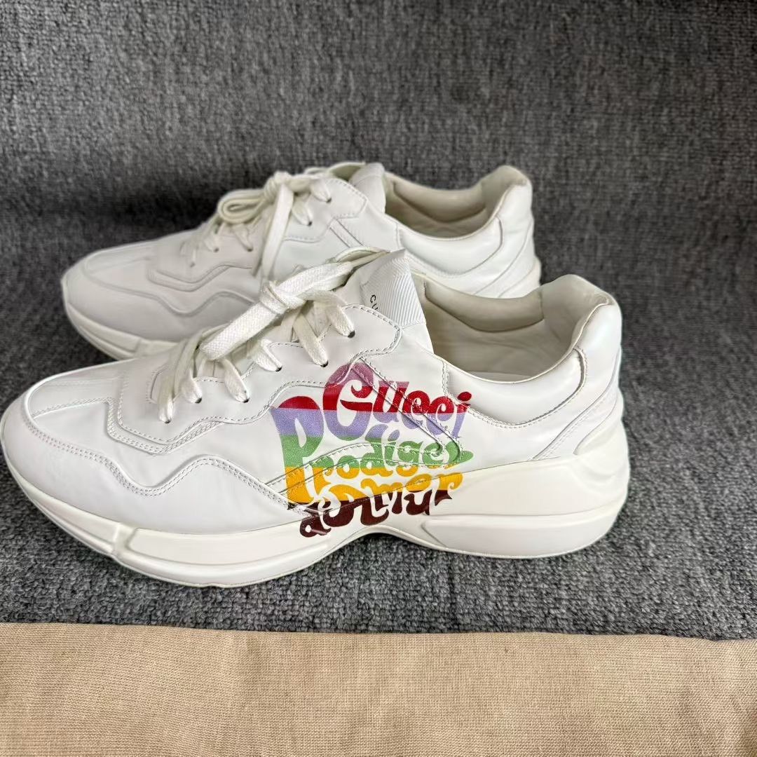 Gucci Gucci Prodige d'Amour Logo Sneakers Size 43 Size US 10 / EU 43 - 2 Thumbnail