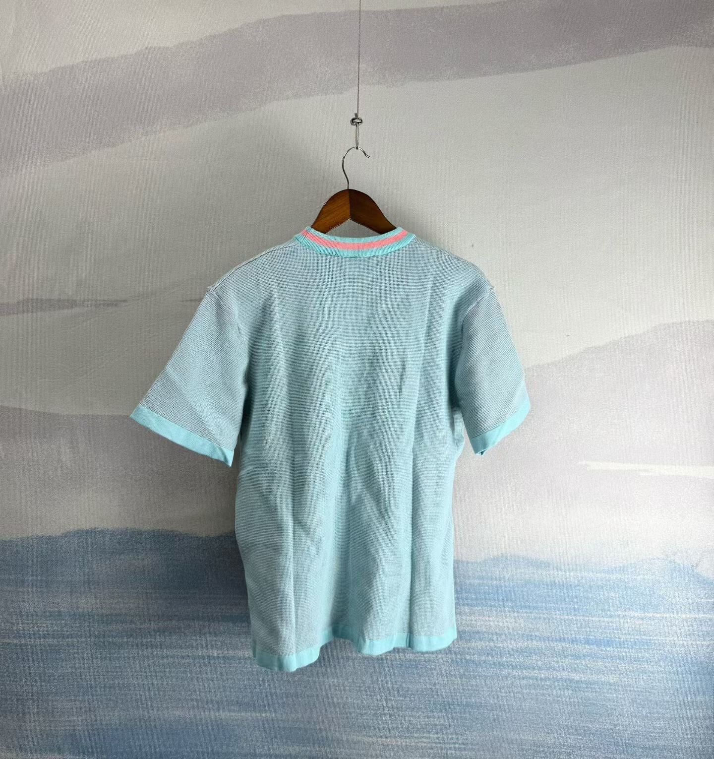 Louis Vuitton Louis Vuitton Dolphin Logo Knit T-Shirt Size M Size US M / EU 48-50 / 2 - 4 Thumbnail