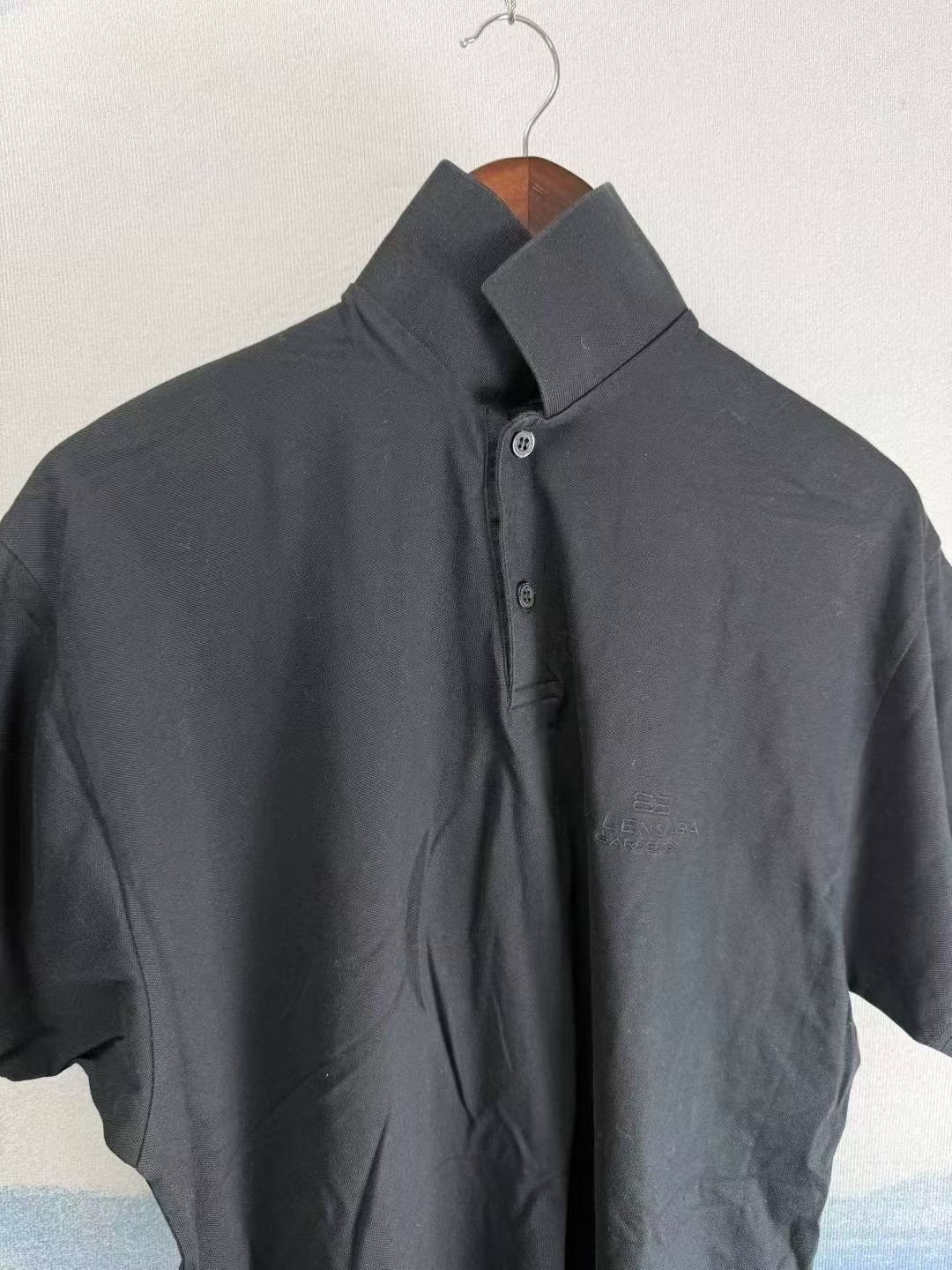 Balenciaga Balenciaga Tonal Embroidered Logo Polo Shirt Size 1 Size US S / EU 44-46 / 1 - 3 Thumbnail