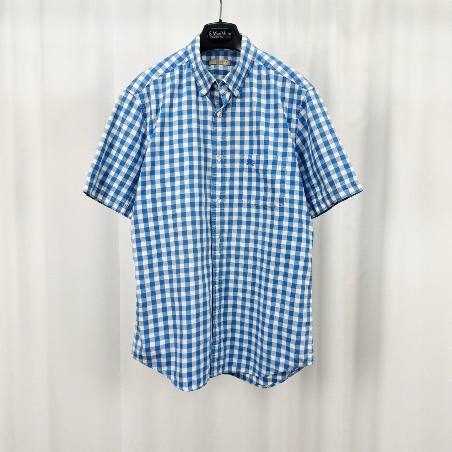 Burberry Burberry Brit Gingham Check Short Sleeve Shirt Size M Size US M / EU 48-50 / 2 - 2 Thumbnail