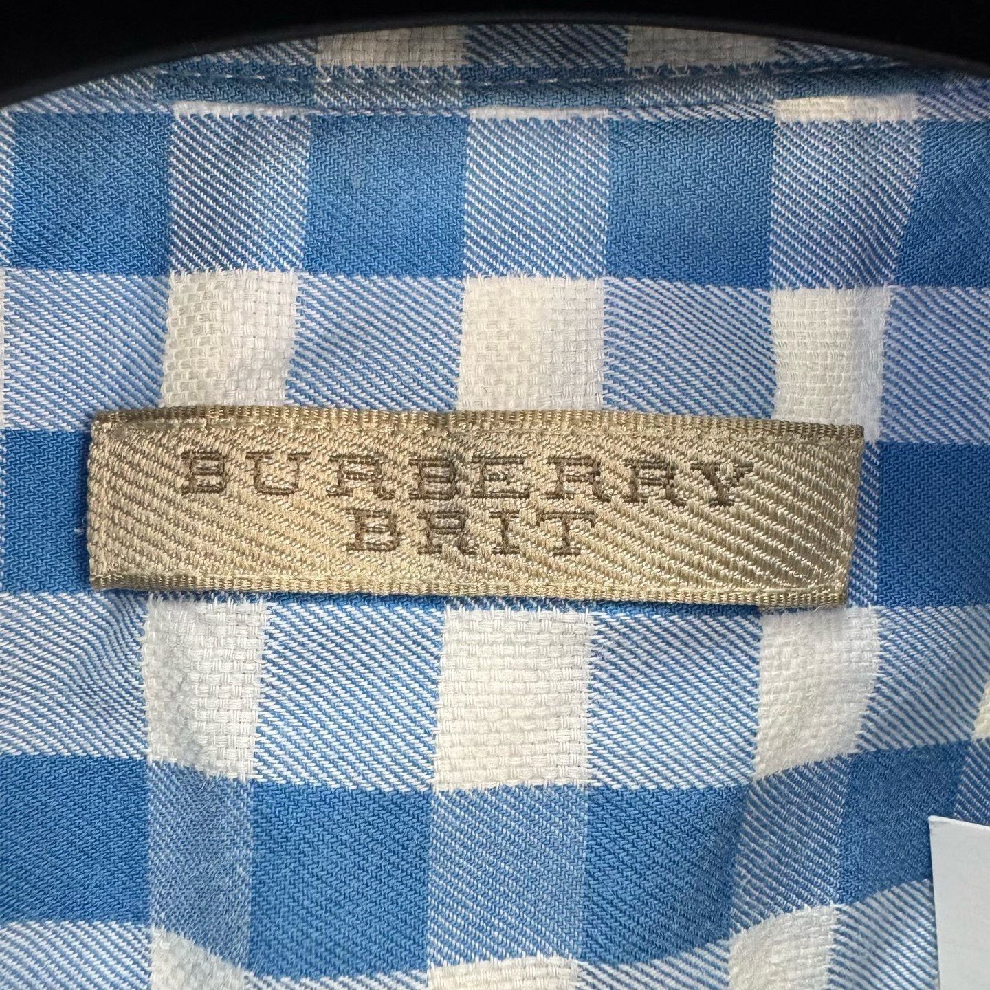 Burberry Burberry Brit Gingham Check Short Sleeve Shirt Size M Size US M / EU 48-50 / 2 - 6 Thumbnail